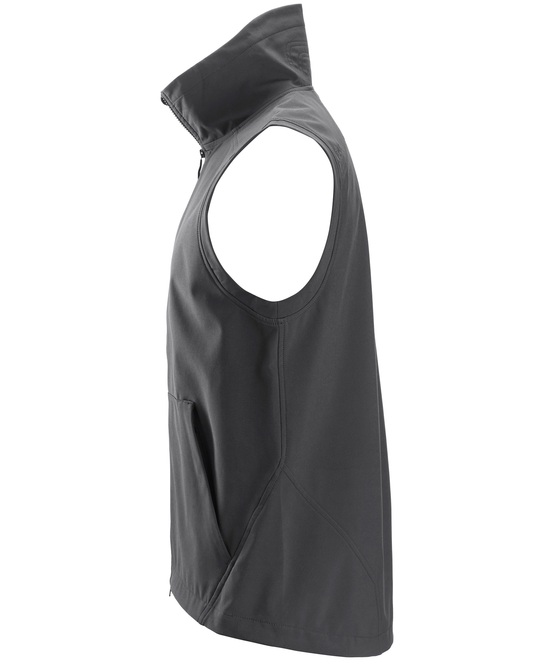 Snickers AllroundWork softshell vest, St&aring;lgr&aring;, large image number 3