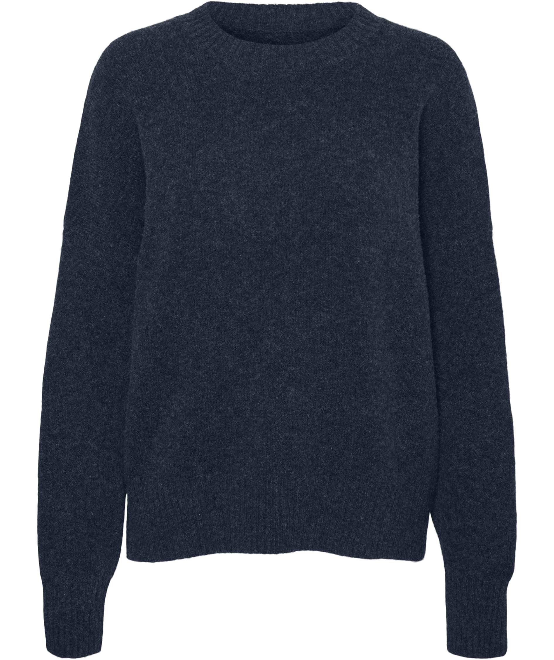 Vero Moda VMBOOM stickad tr&ouml;ja dam, Navy Blazer Melange, Navy Blazer Melange, swatch