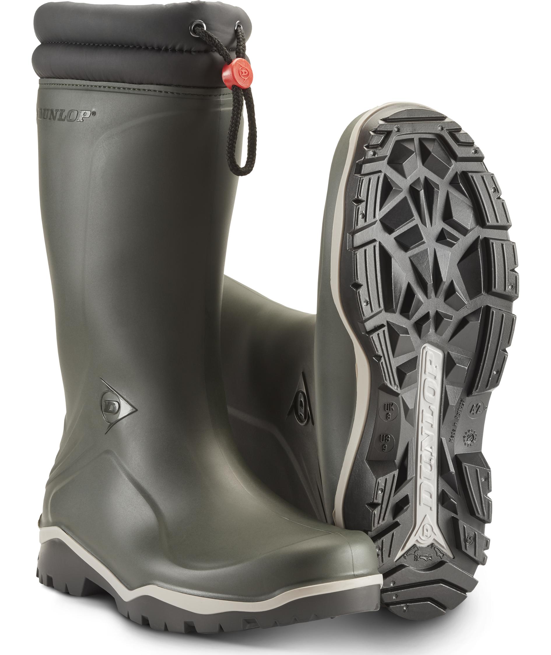Dunlop Blizzard Winter gummistiefel, Gr&uuml;n