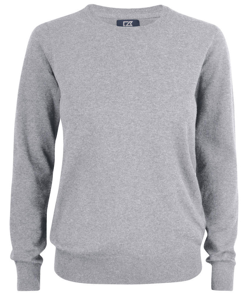 Cutter & Buck Oakville dame Crewneck, Gr&aring;&nbsp;Melange, Gr&aring;&nbsp;Melange, swatch