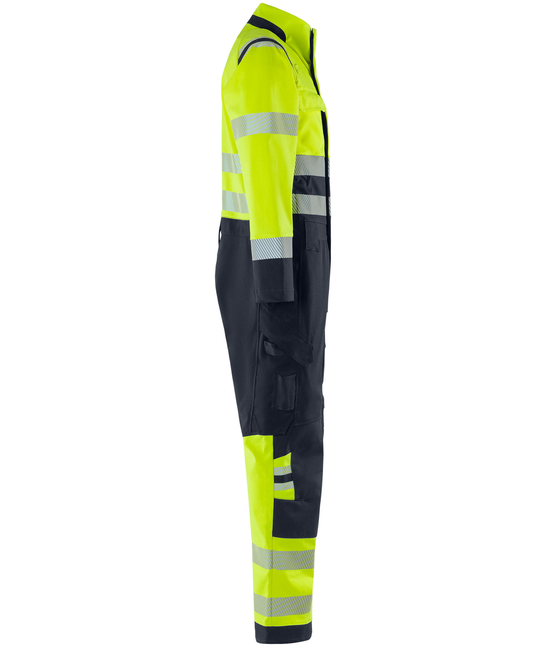 Fristads Flamestat Green kedeldragt 8950 GFS, Hi-Vis gul/marine, large image number 2