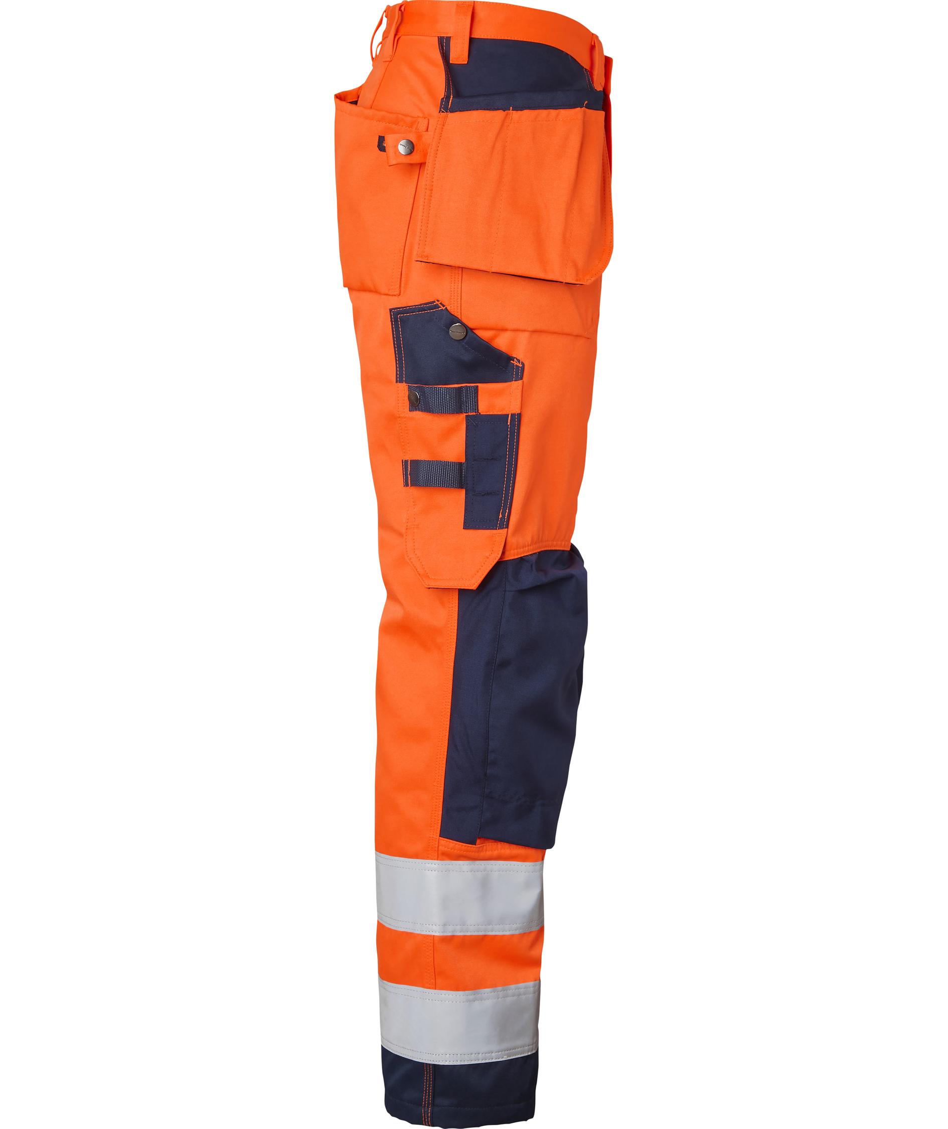 Top Swede hantverksbyxa 2516, Varsel Orange/Navy, large image number 2