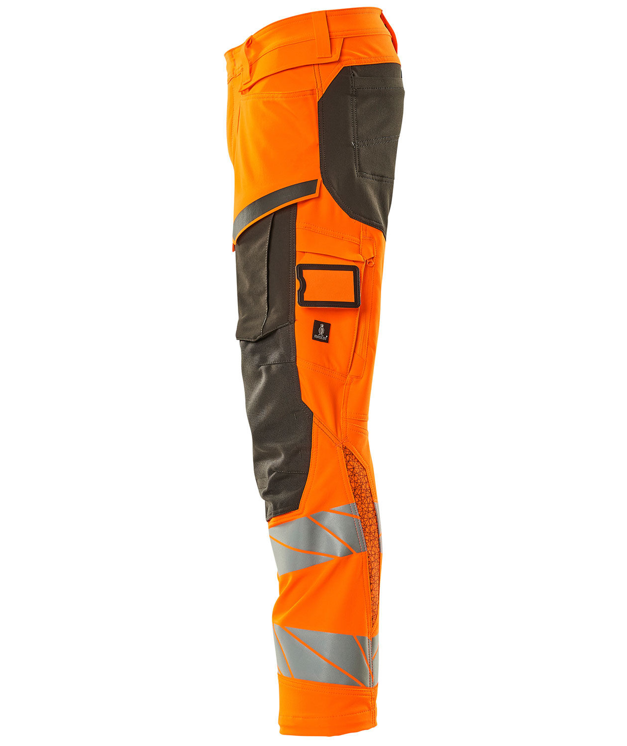 Mascot Accelerate Safe arbetsbyxa full stretch, Varsel Orange/M&oslash;rk antracit, large image number 2