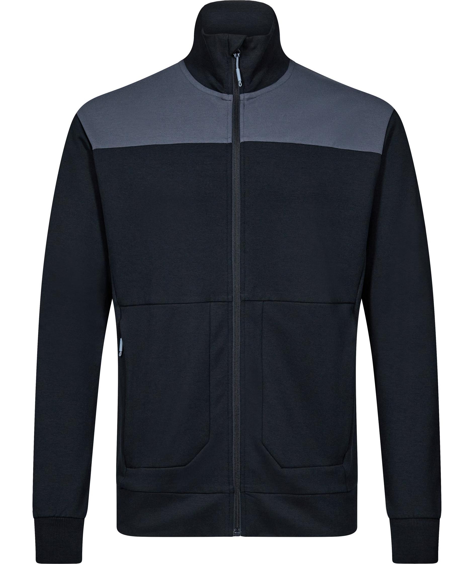 Engel Entire Sweat Cardigan, Deep Blue/Dark Sea, Deep Blue/Dark Sea, swatch