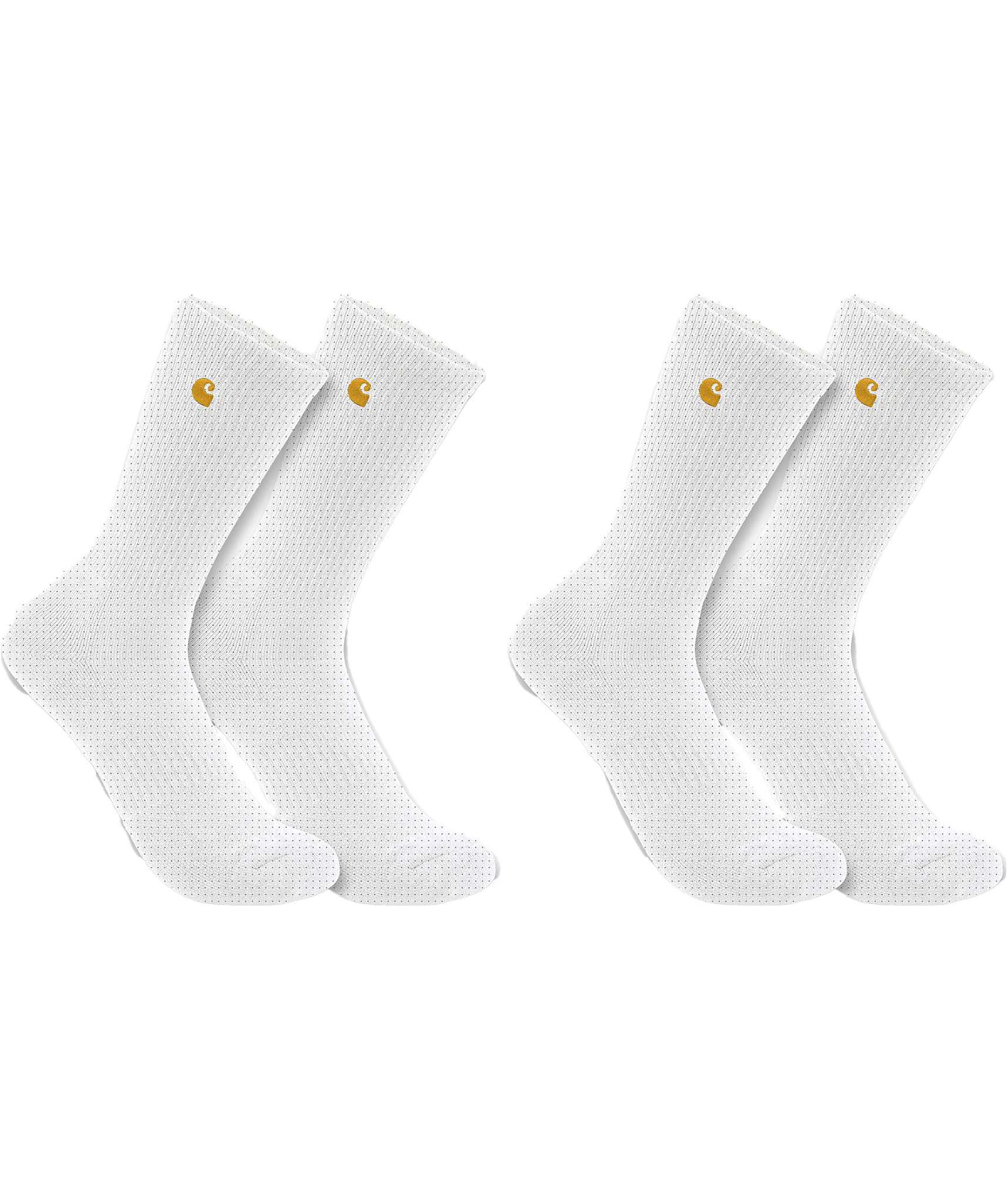 Carhartt Crew 2-pack str&oslash;mper, White