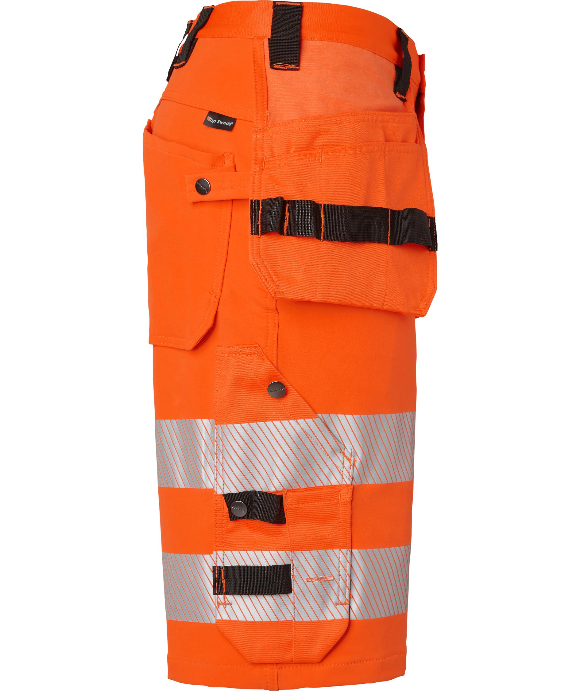 Top Swede hantverksshorts 315 full stretch, Varsel Orange, large image number 2
