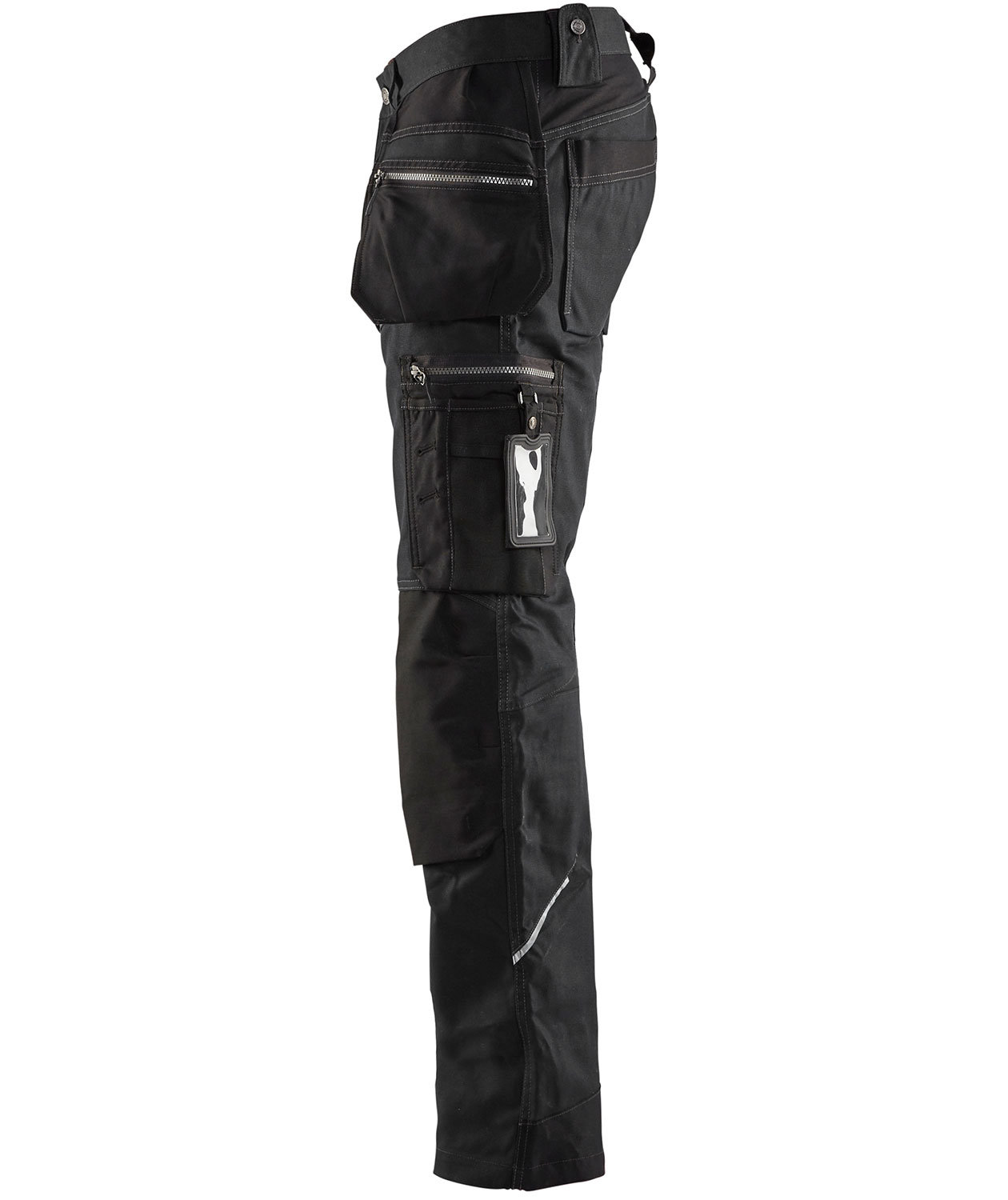 Bl&aring;kl&auml;der h&aring;ndv&aelig;rkerbukser, Sort, large image number 2