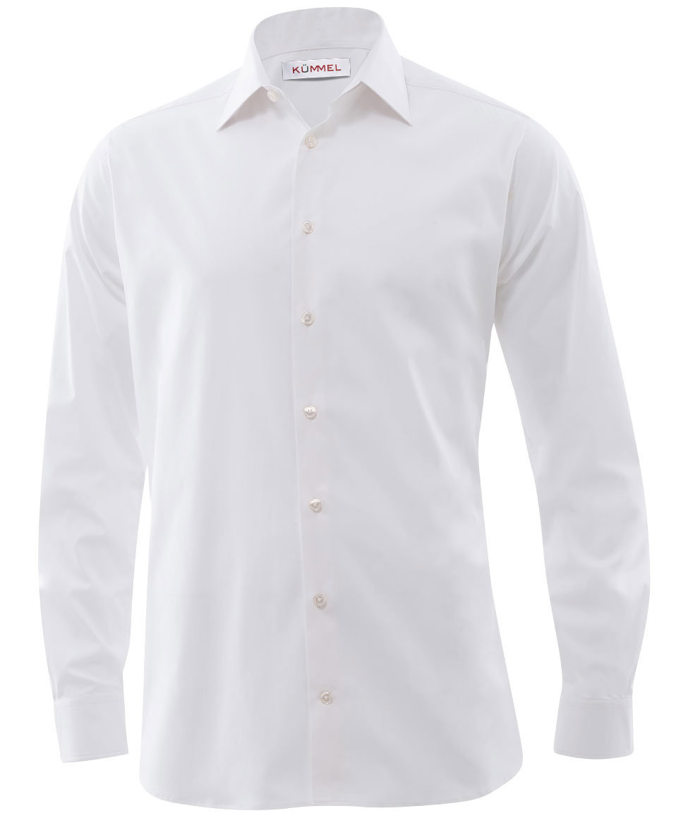 K&uuml;mmel M&uuml;nchen Slim fit skjorte, Hvid