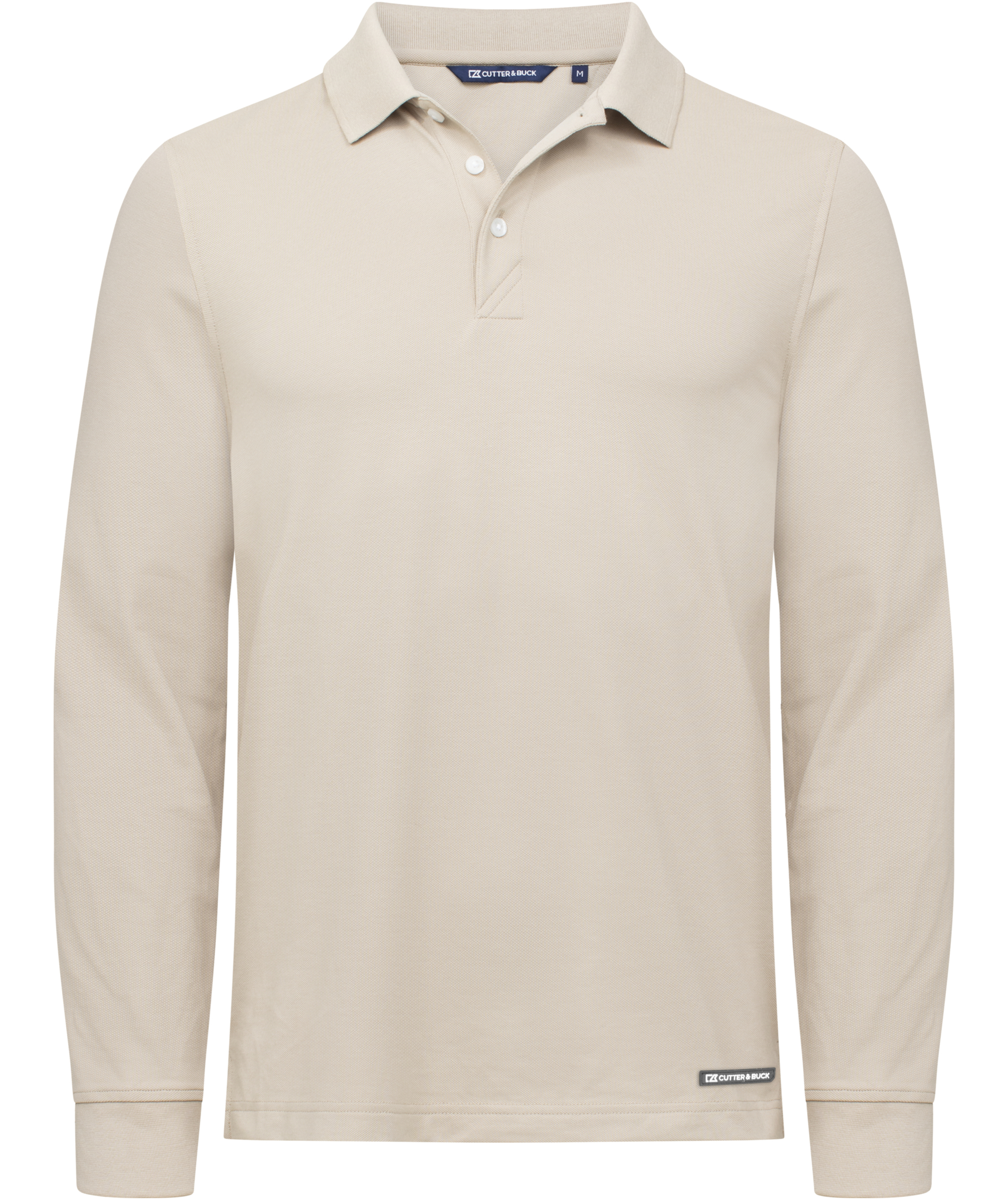 Cutter & Buck Advantage lang&aelig;rmet polo T-shirt, Beige, Beige, swatch