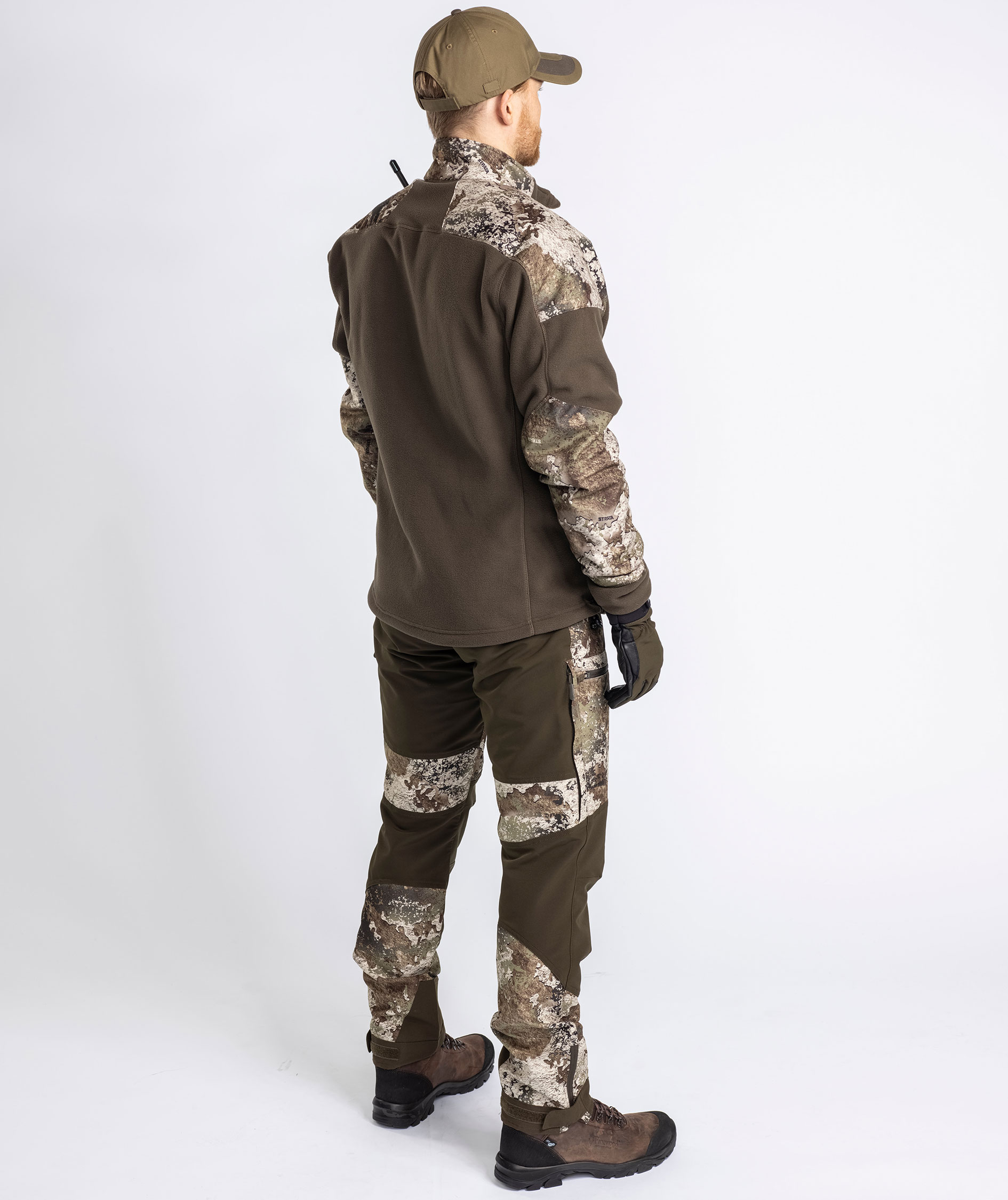 Pinewood Furudal Caribou Hunt Camou bukser, Strata/Moss Green, large image number 4