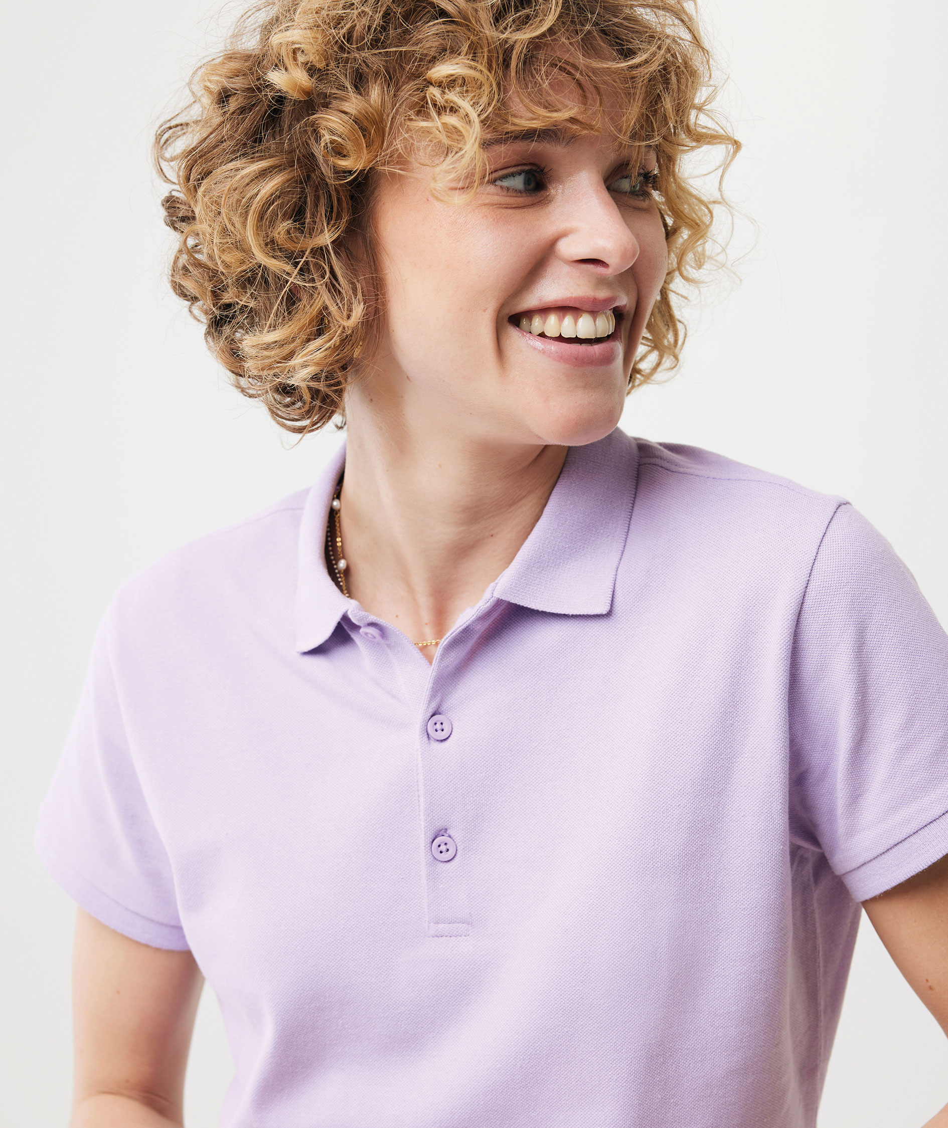 Iqoniq Yosemite Damen Poloshirt, Lavender, large image number 5
