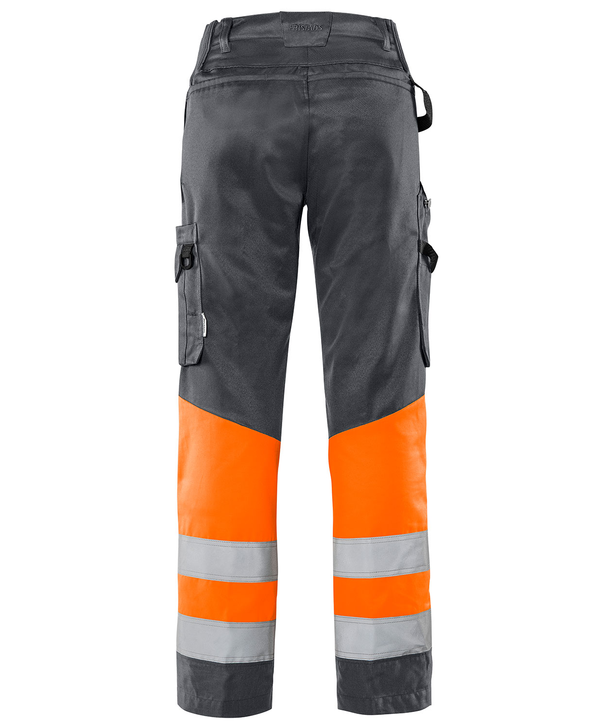 Fristads Green women's work trousers 2652 GPLU, Grey/Hi-Vis orange