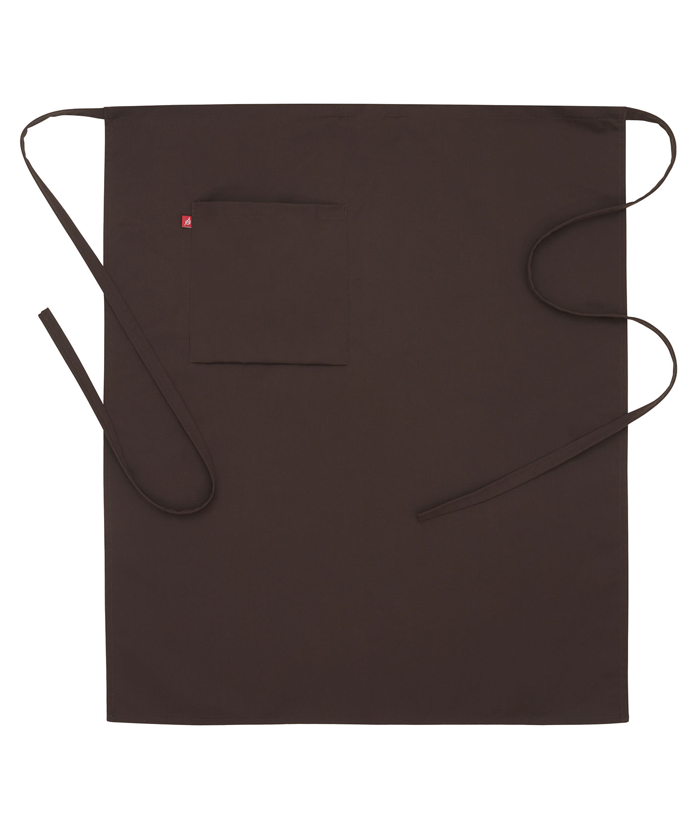 Segers 2645 midjeforkl&auml;de med lomme, M&ouml;rkbrun