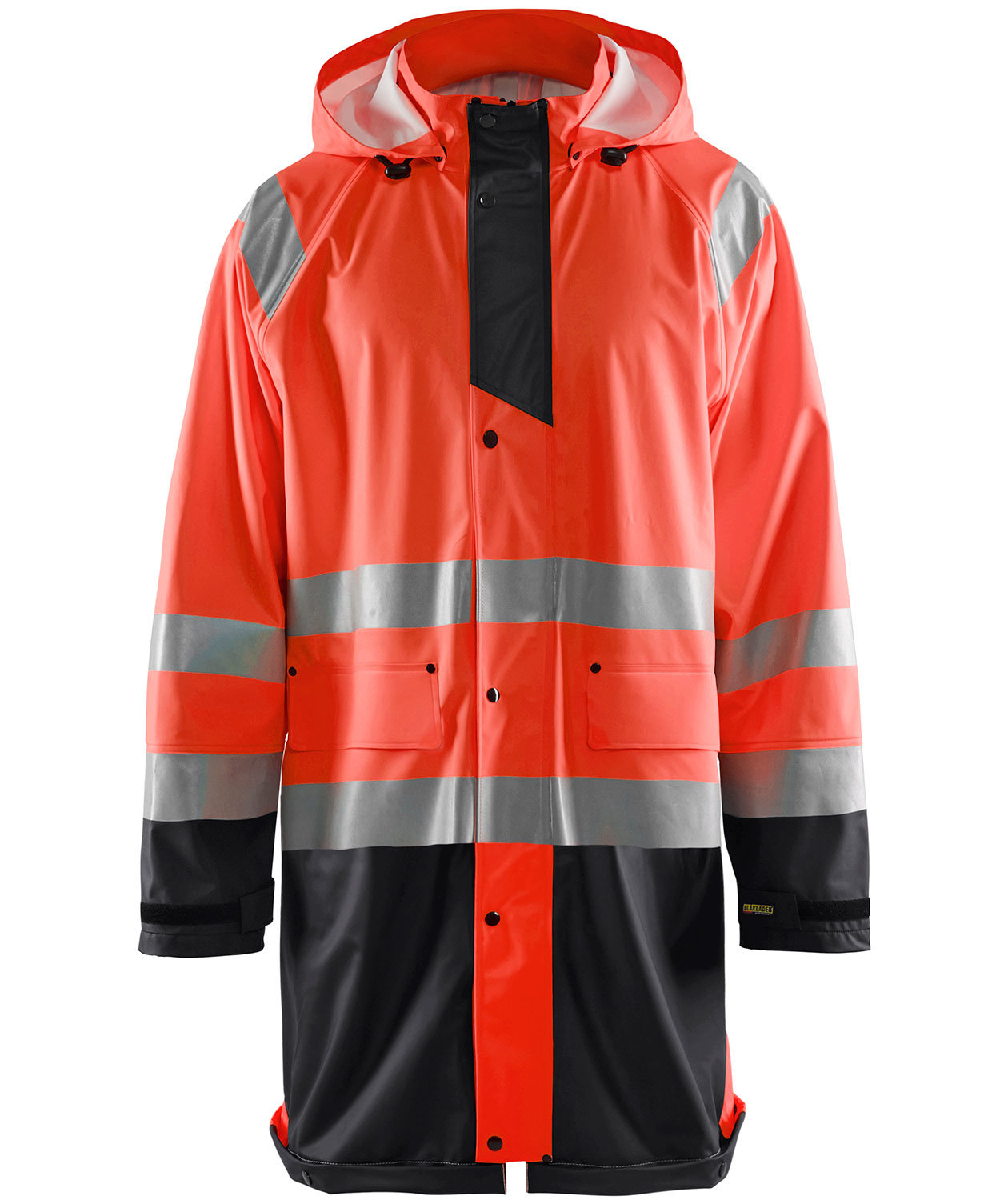 Bl&aring;kl&auml;der raincoat, Hi-vis Red/Black