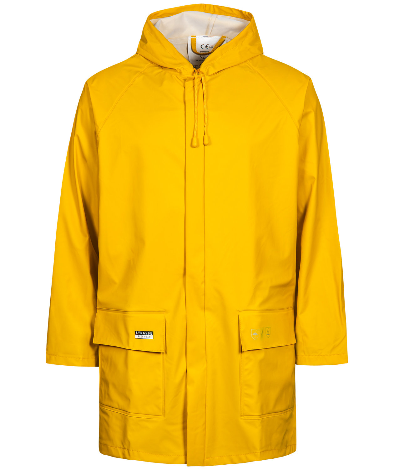 Lyngs&oslash;e Multinorm PU regnjacka, Gul
