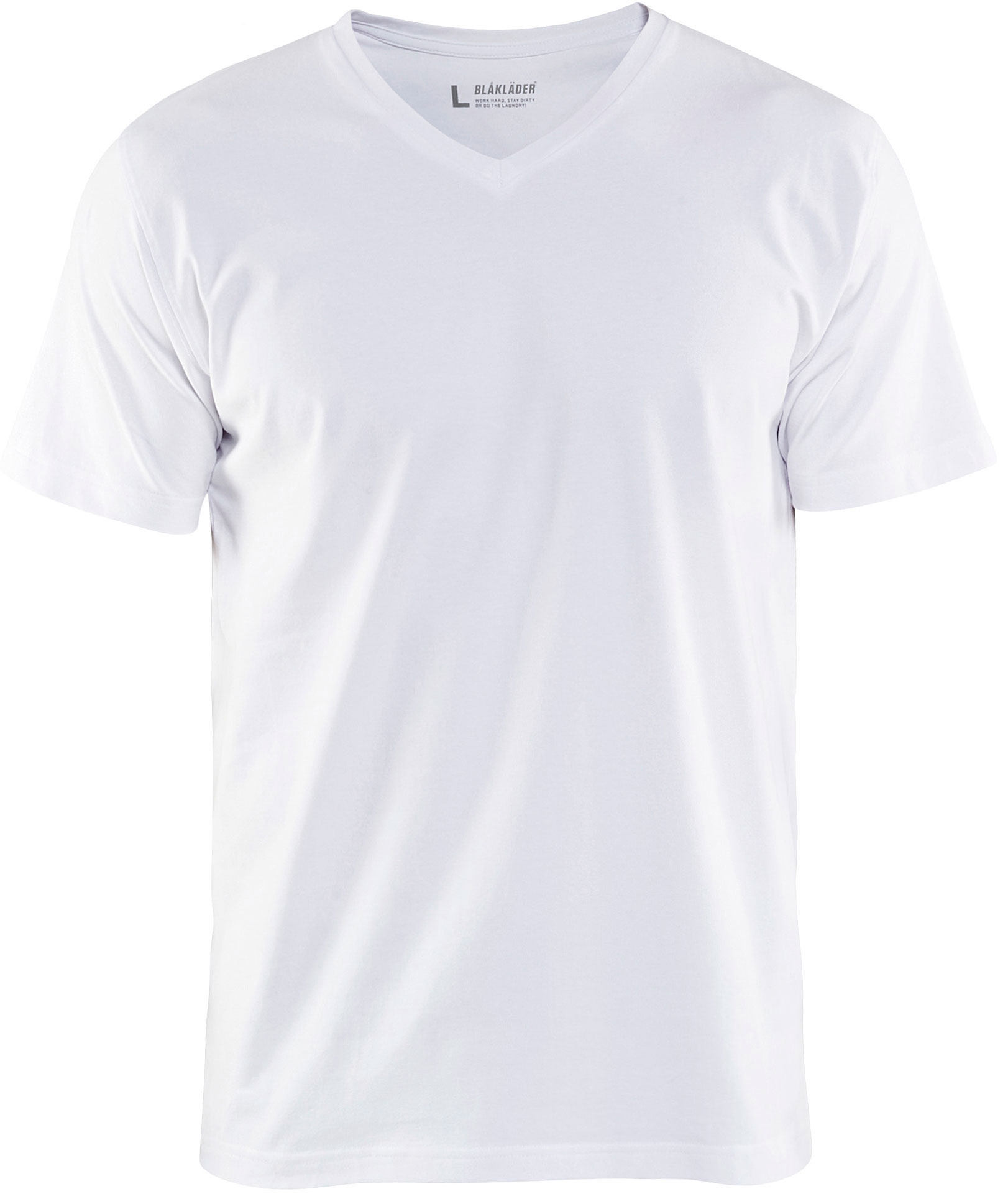 Bl&aring;kl&auml;der T-skjorte, Hvit