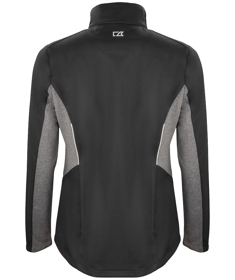 Cutter & Buck Navigate women's softshell jacket, Black, large image number 1