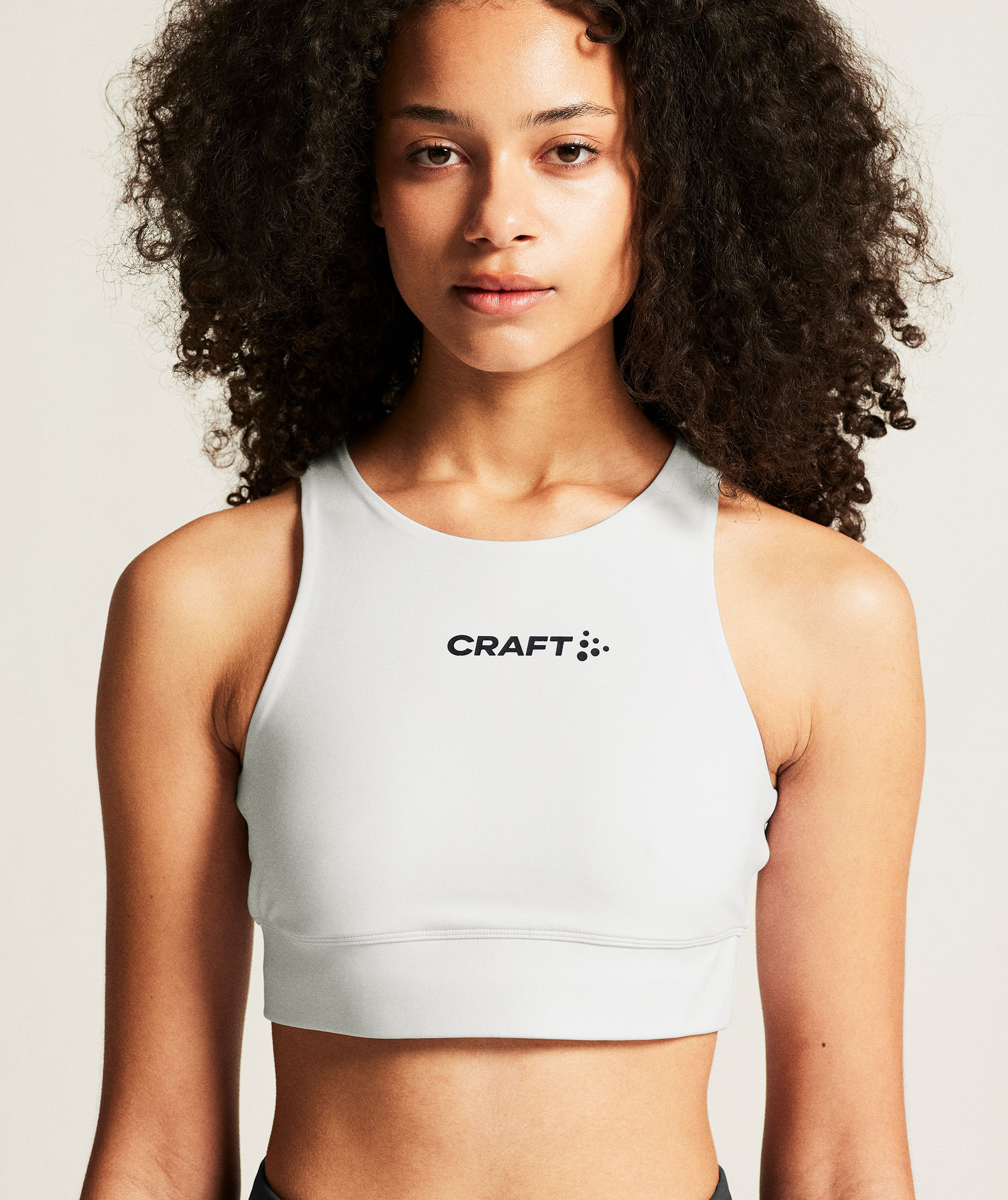 Craft Rush 2.0 Damen sport BH, White, large image number 5