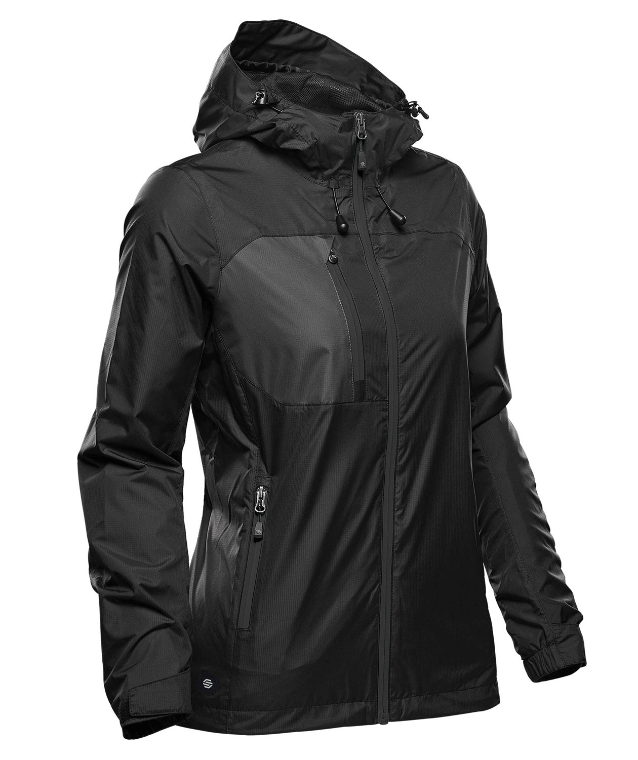 Stormtech Olympia dame skaljakke, Sort/Gr&aring;