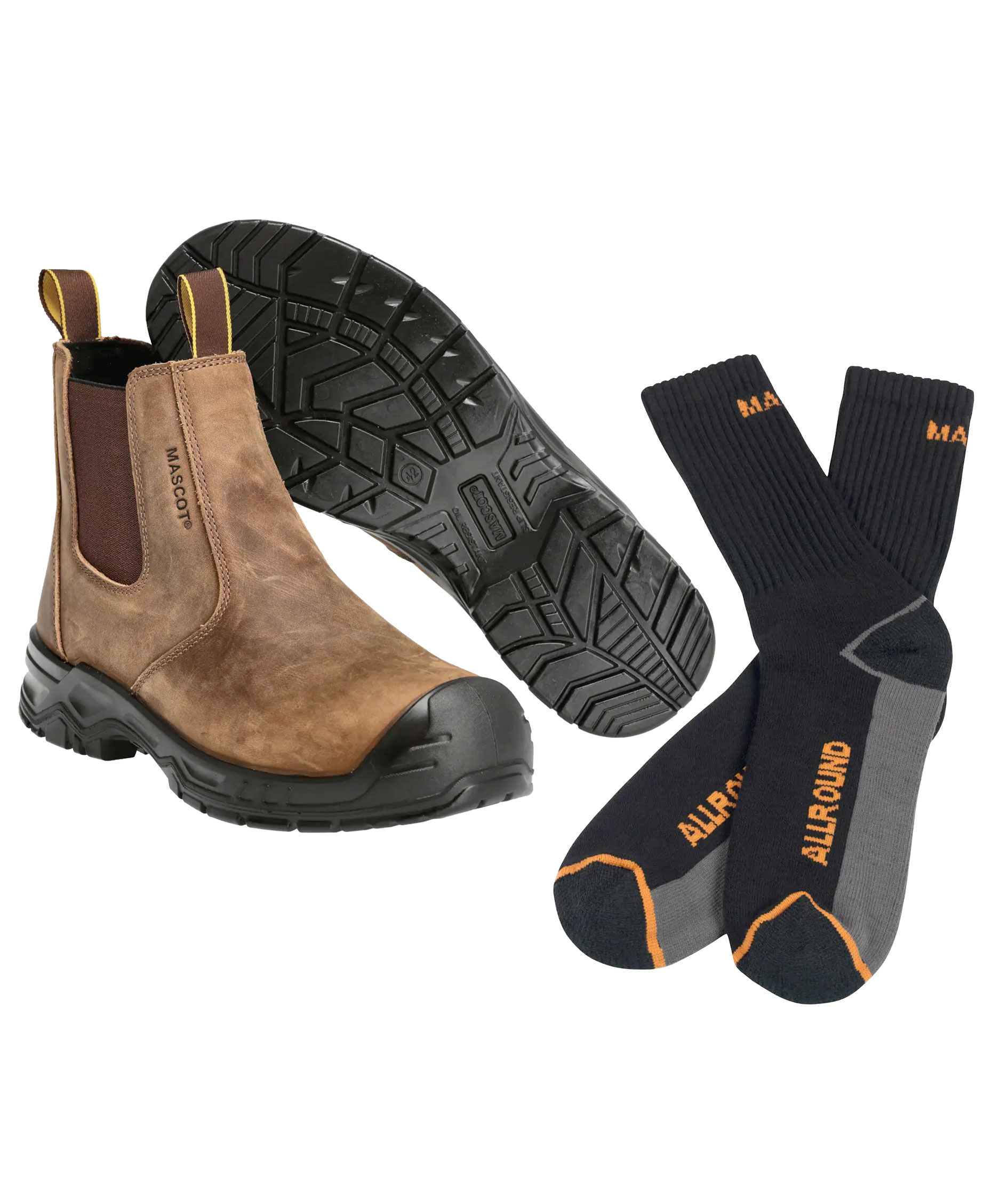 Mascot safety boots and socks women set