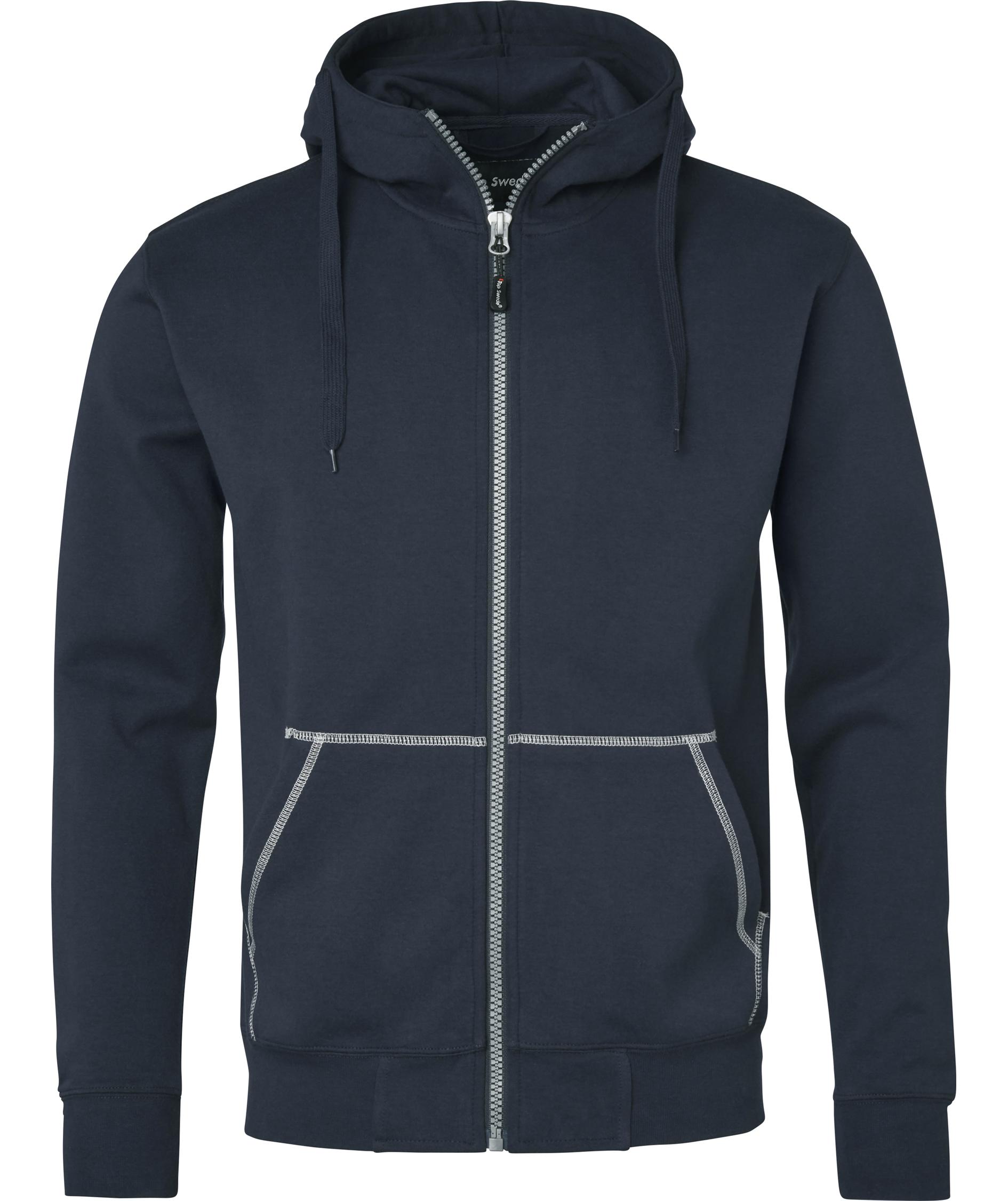 Top Swede Hoodie mit Rei&szlig;verschluss 0302, Navy