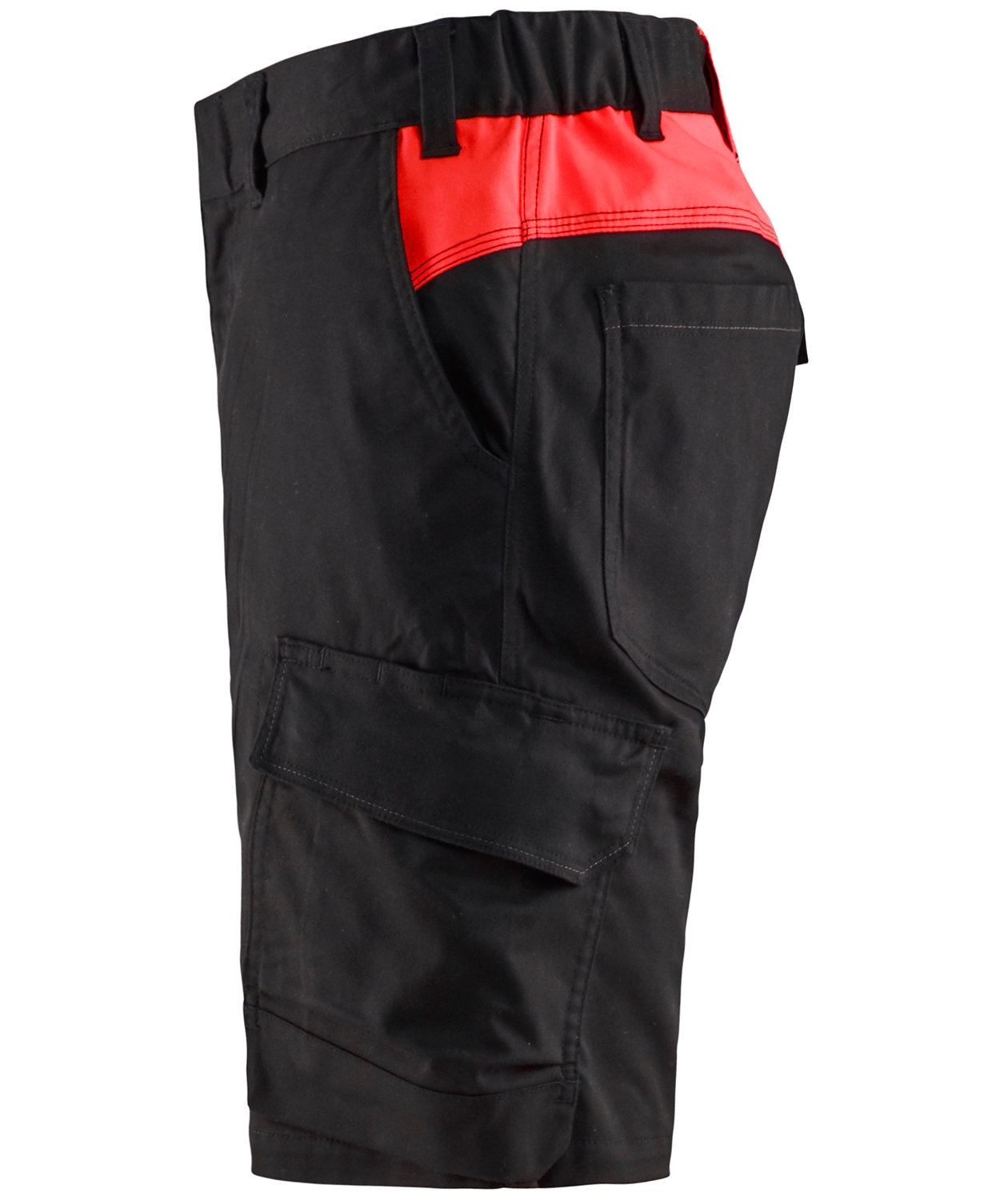 Bl&aring;kl&auml;der work shorts, Black/Red, large image number 2