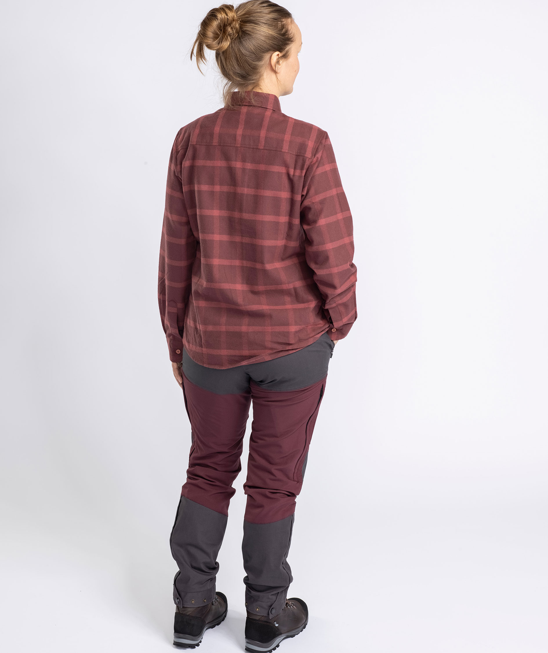 Pinewood&nbsp;Finnveden Hybrid Extreme damebukser, Earth Plum, large image number 10