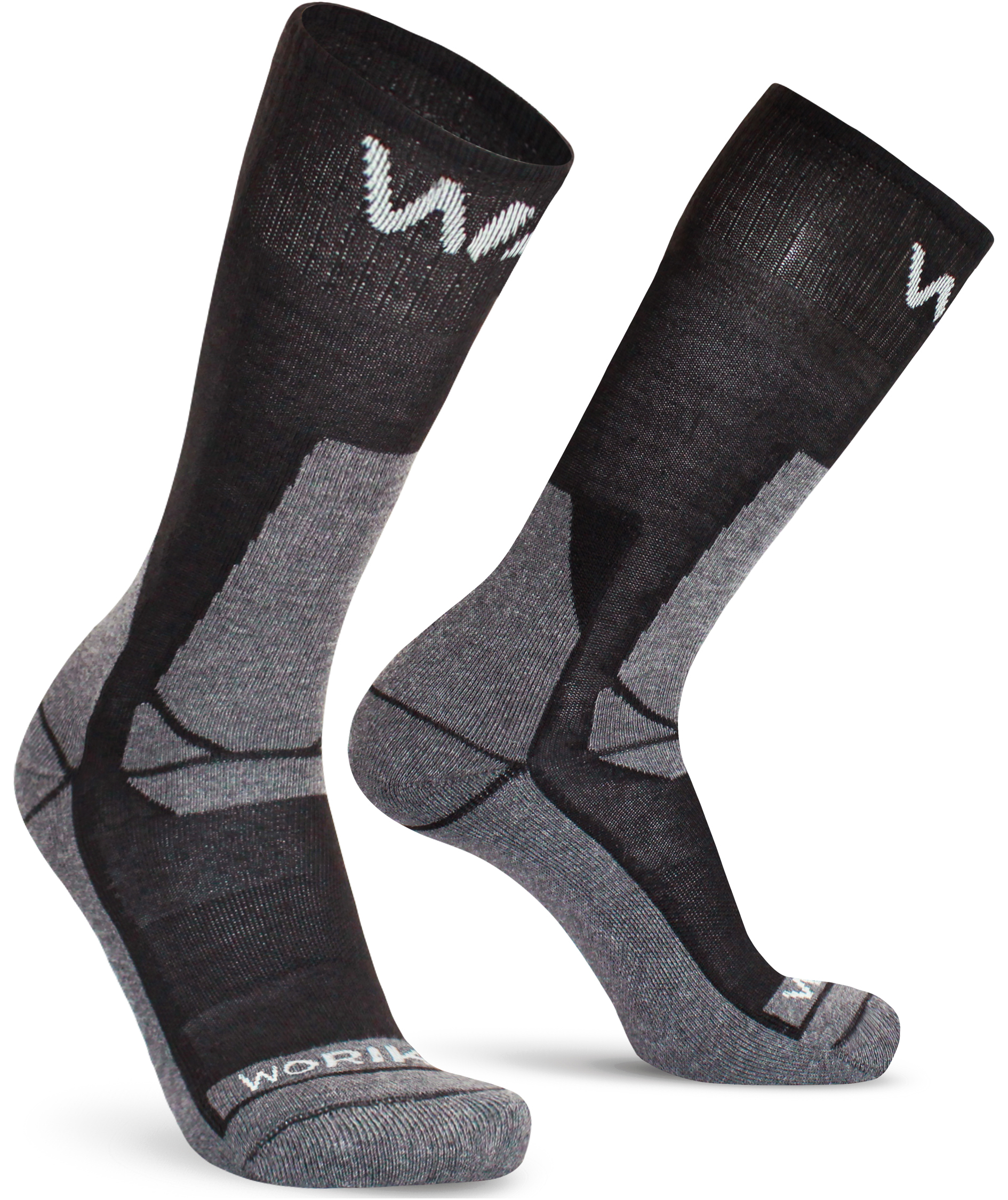 Worik Natural Thermo strumpor med merinoull, Black