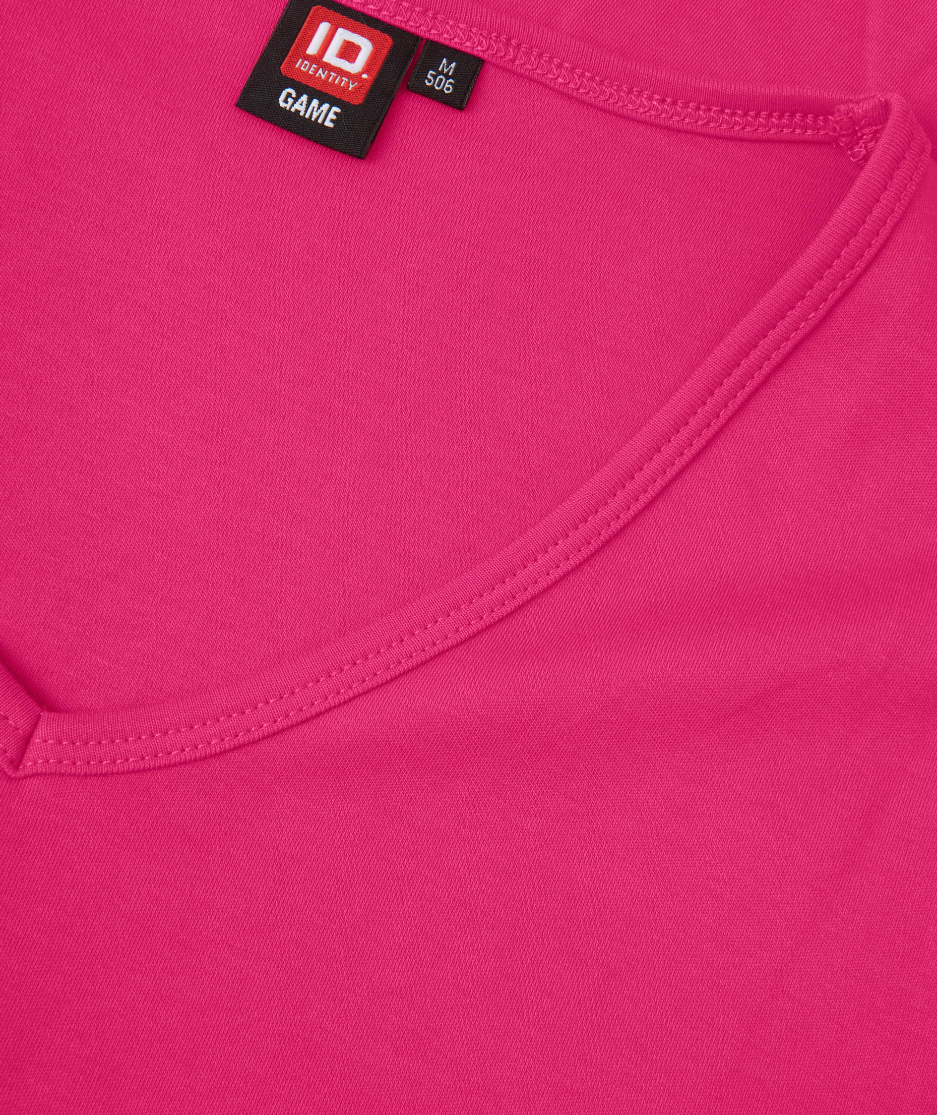 ID Interlock dame T-skjorte, Rosa, large image number 3