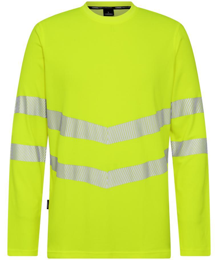 Engel Safety lang&auml;rmliges T-Shirt, Hi-Vis Gelb, Hi-Vis Gelb, swatch