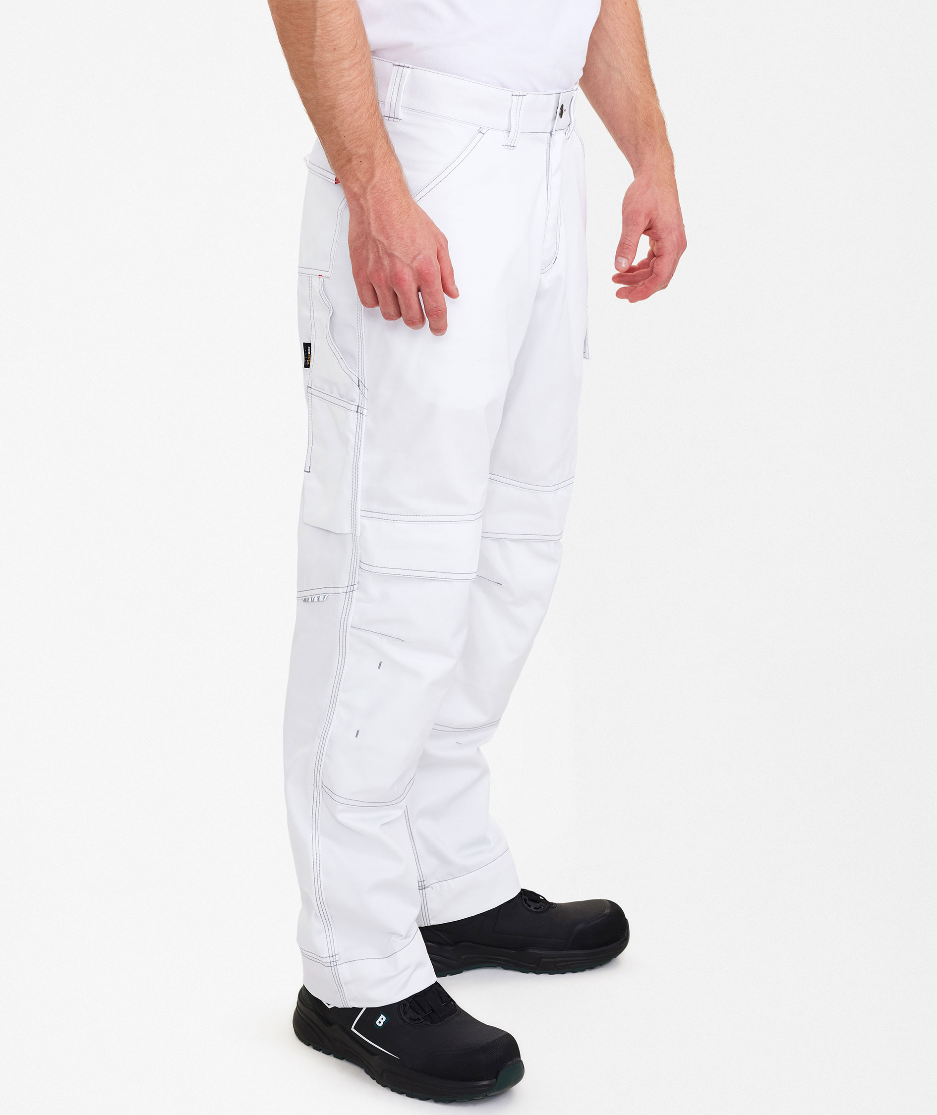 Engel Combat Arbetsbyxa, Vit, large image number 4