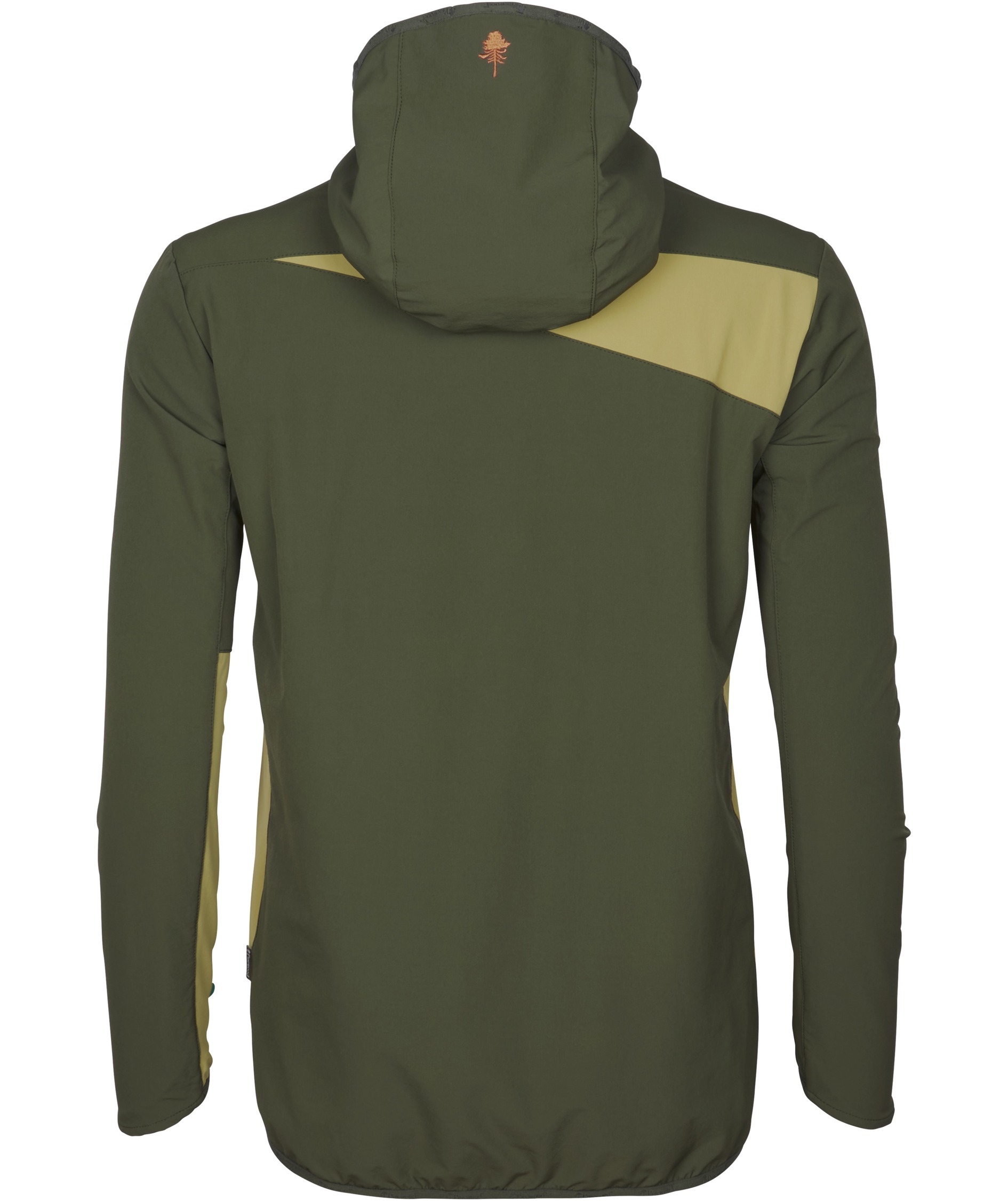 Pinewood Abisko Light damejakke, Golden Hay/Moss Green, large image number 2