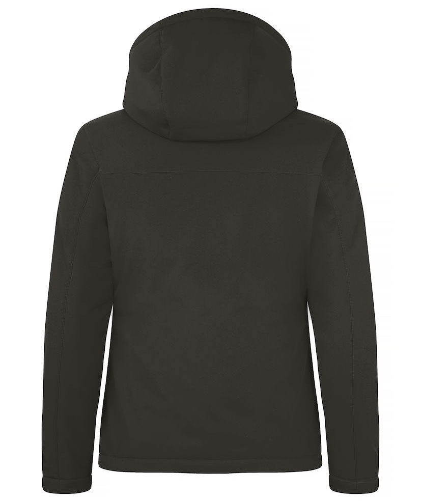 Clique foret dame softshelljakke, Dark Grey, large image number 1