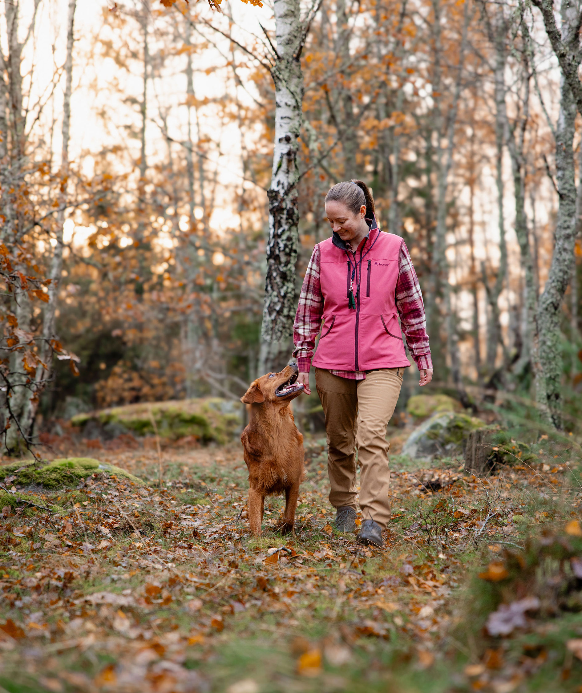 Pinewood H&auml;rjedalen dame flannelskjorte
