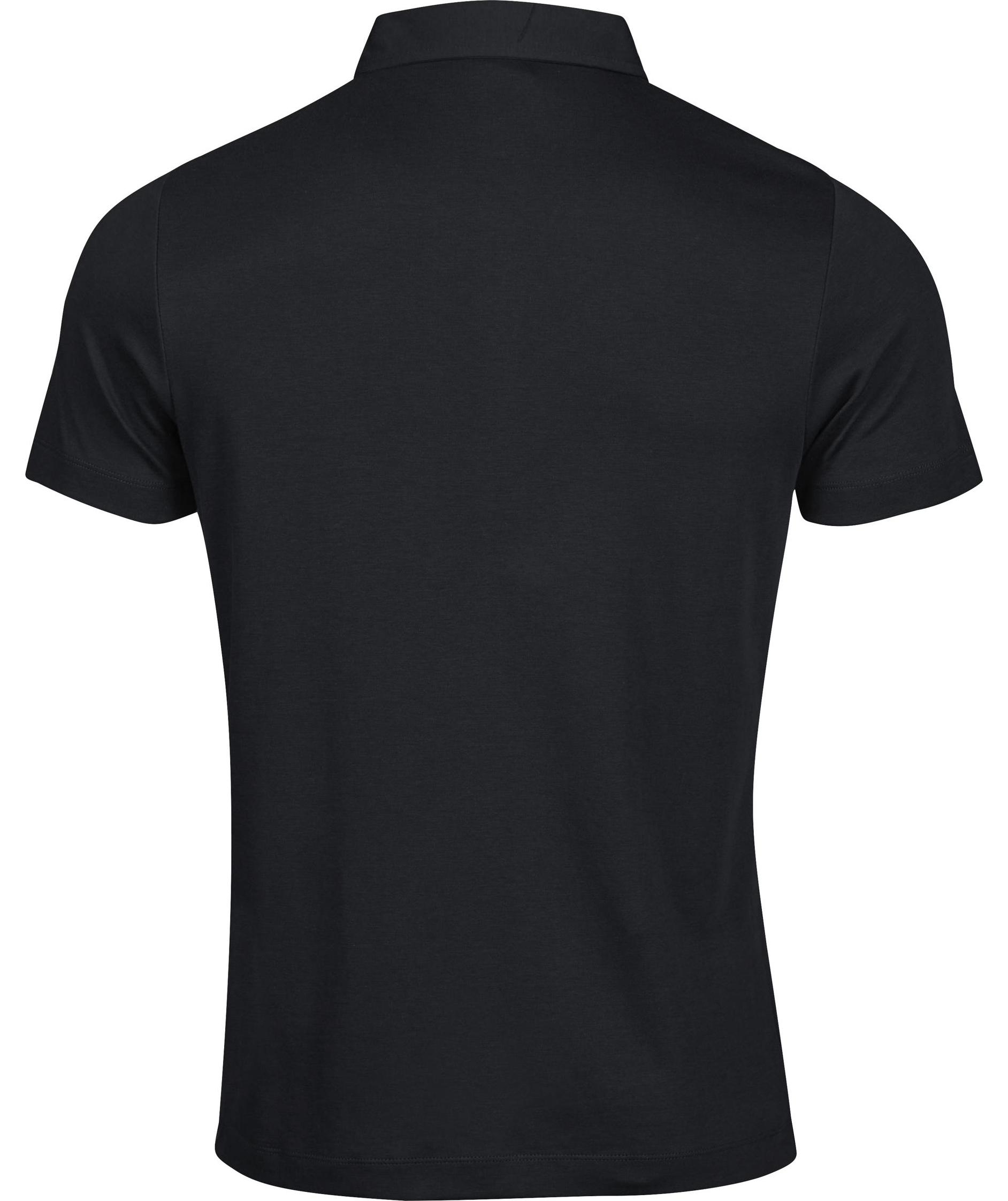 Tee Jays Pima polo T-shirt, Sort, large image number 1