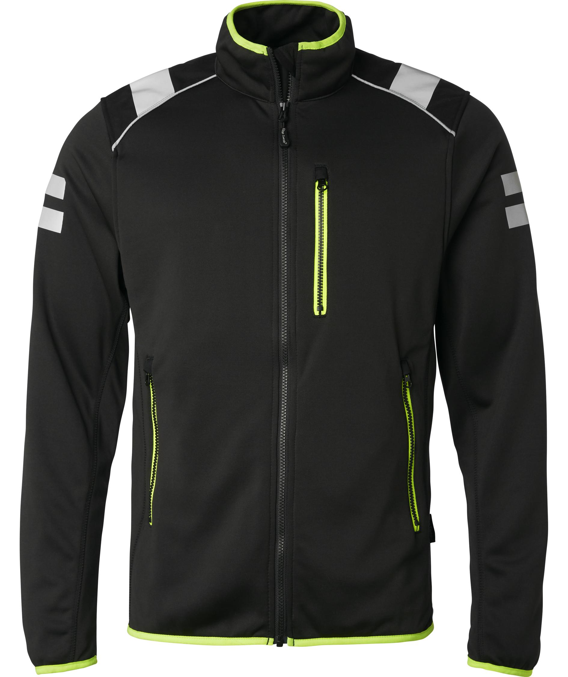 Top Swede cardigan 124, Svart