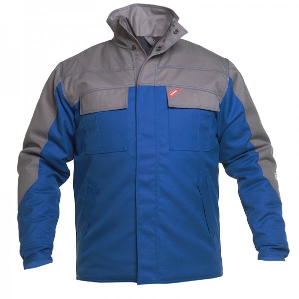 Engel Safety+ Winterjacke, Azurblau/Grau