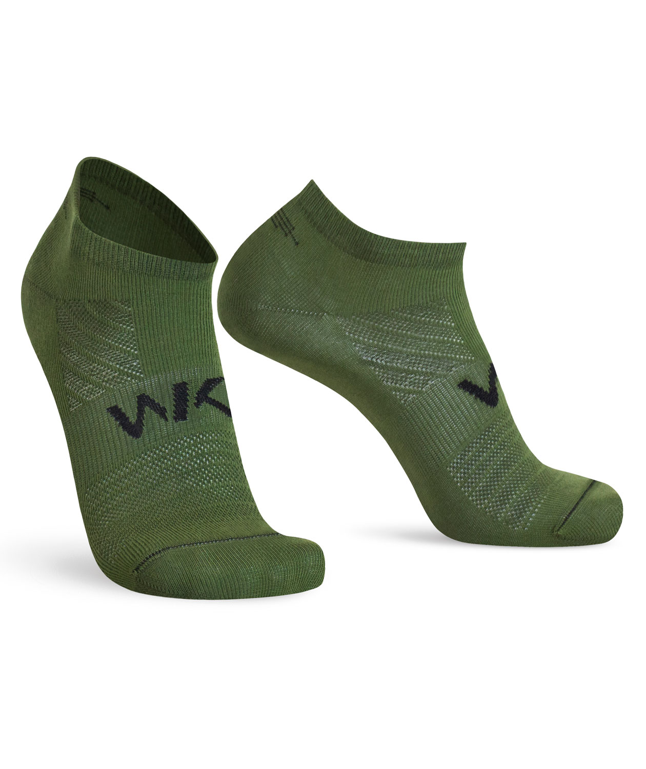 Worik Enjoy 3-pack ankelstrumpor, Milit&auml;rgr&ouml;n