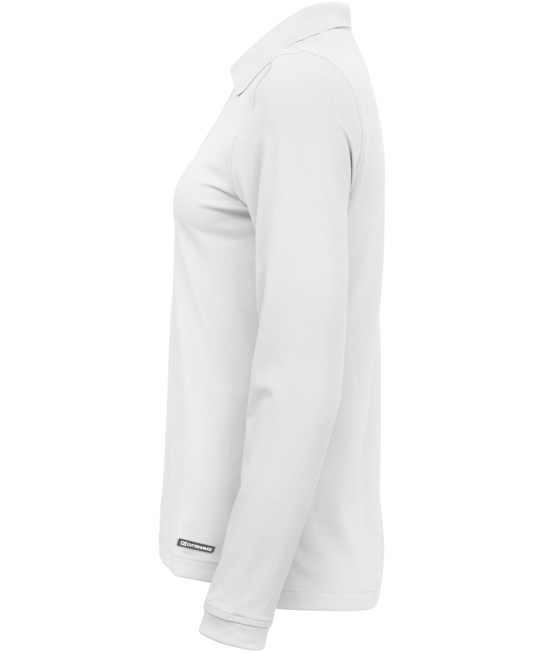 Cutter & Buck Advantage lang&aelig;rmet dame polo T-shirt, Hvid, large image number 3