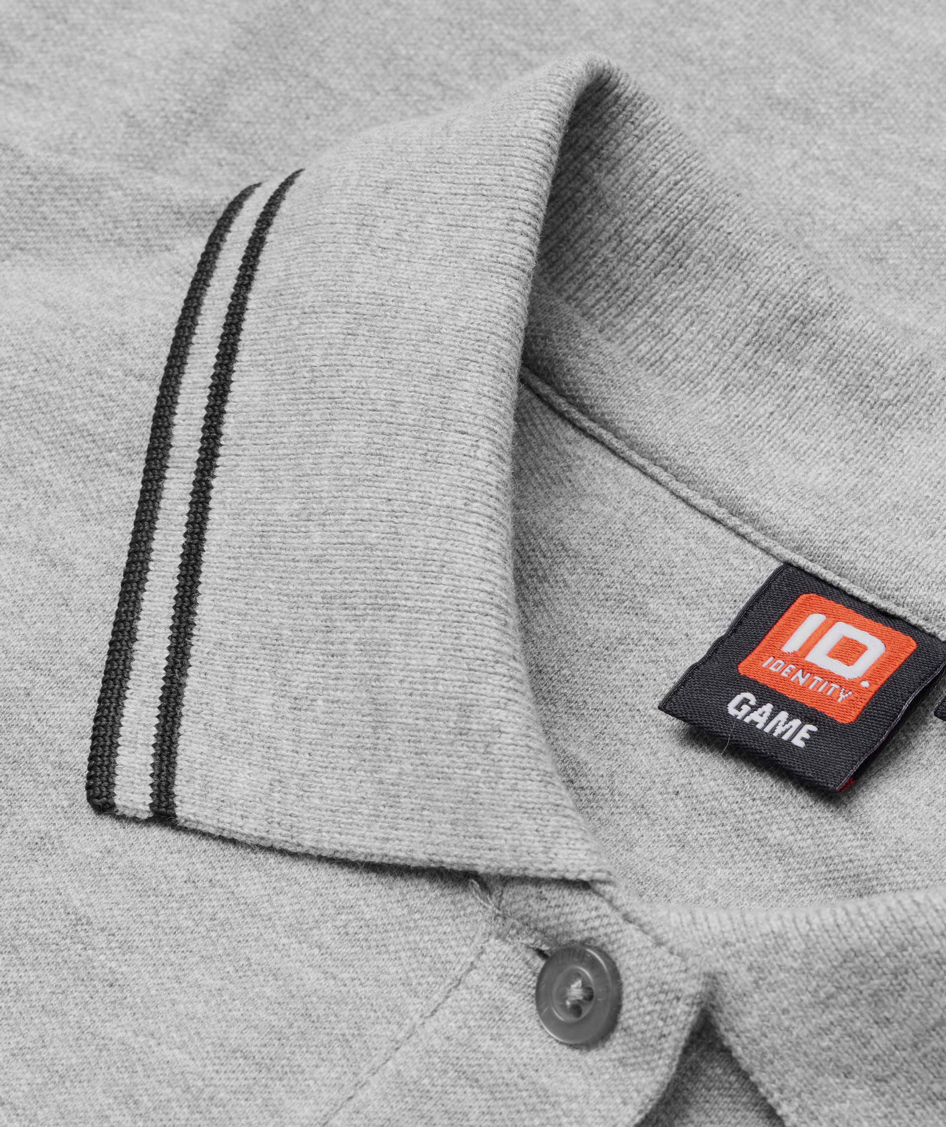 ID stretch dame polo T-shirt, Gr&aring;&nbsp;Melange, large image number 3