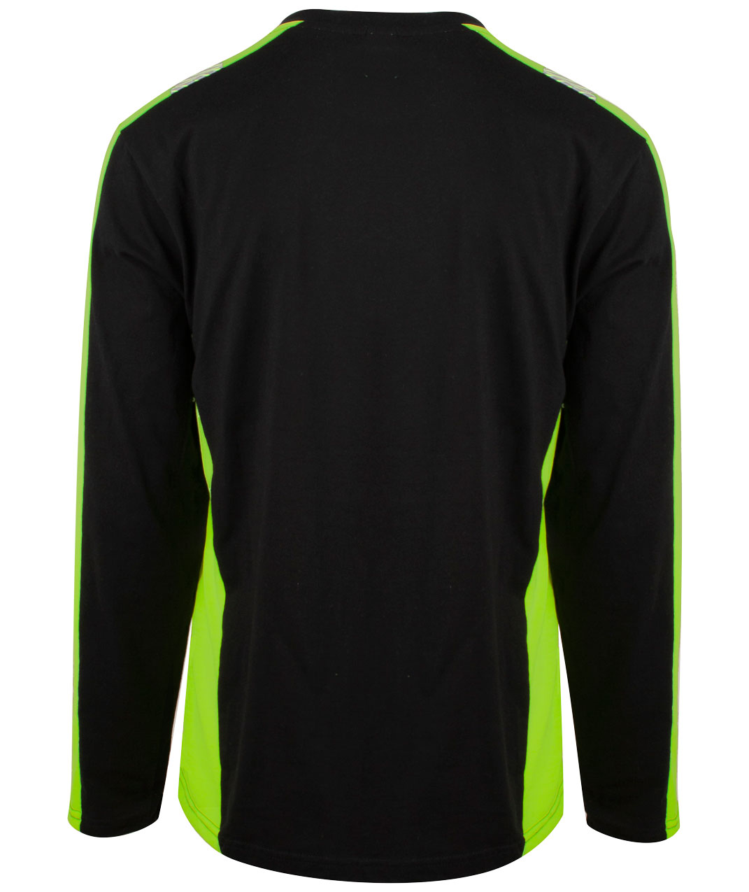 YOU Scranton long-sleeved Pro T-shirt, Black/Hi-Vis Yellow, large image number 2