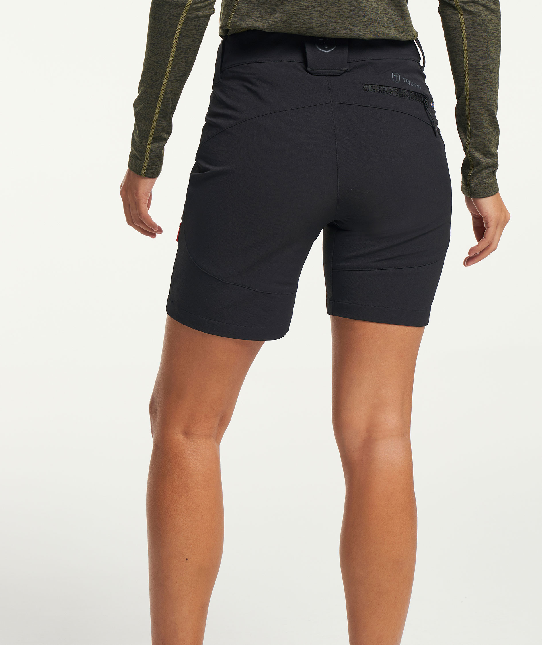 Tenson TXlite Flex women's shorts, Black, large image number 7