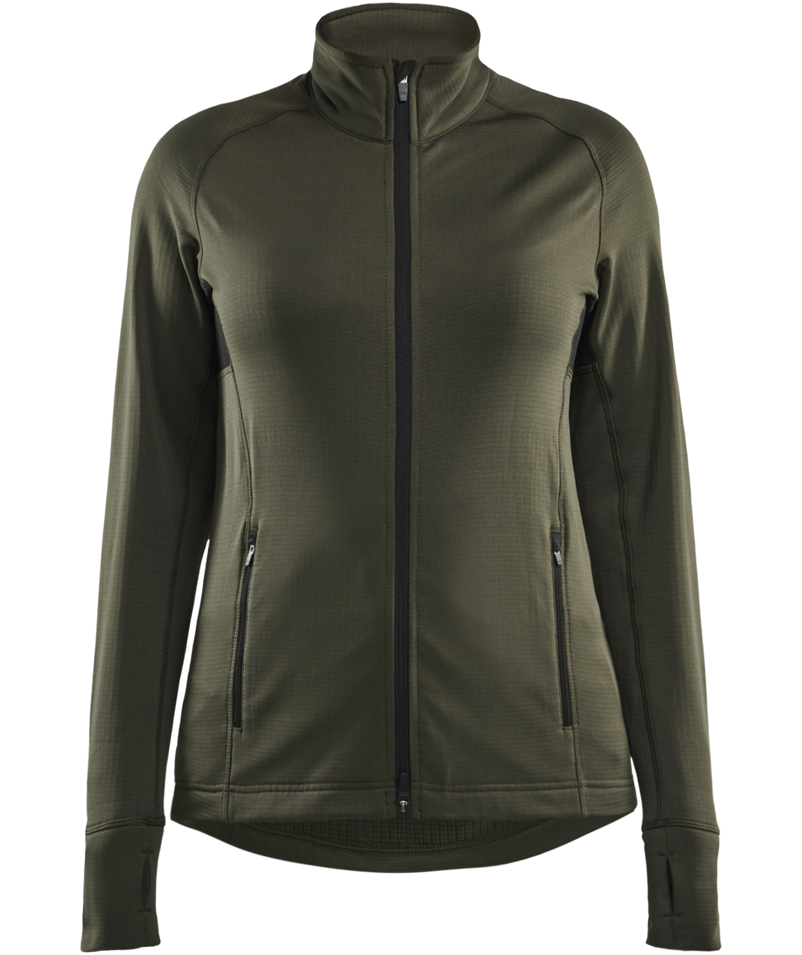 Bl&aring;kl&auml;der Striker fleecetr&ouml;ja dam, Skogsgr&ouml;n