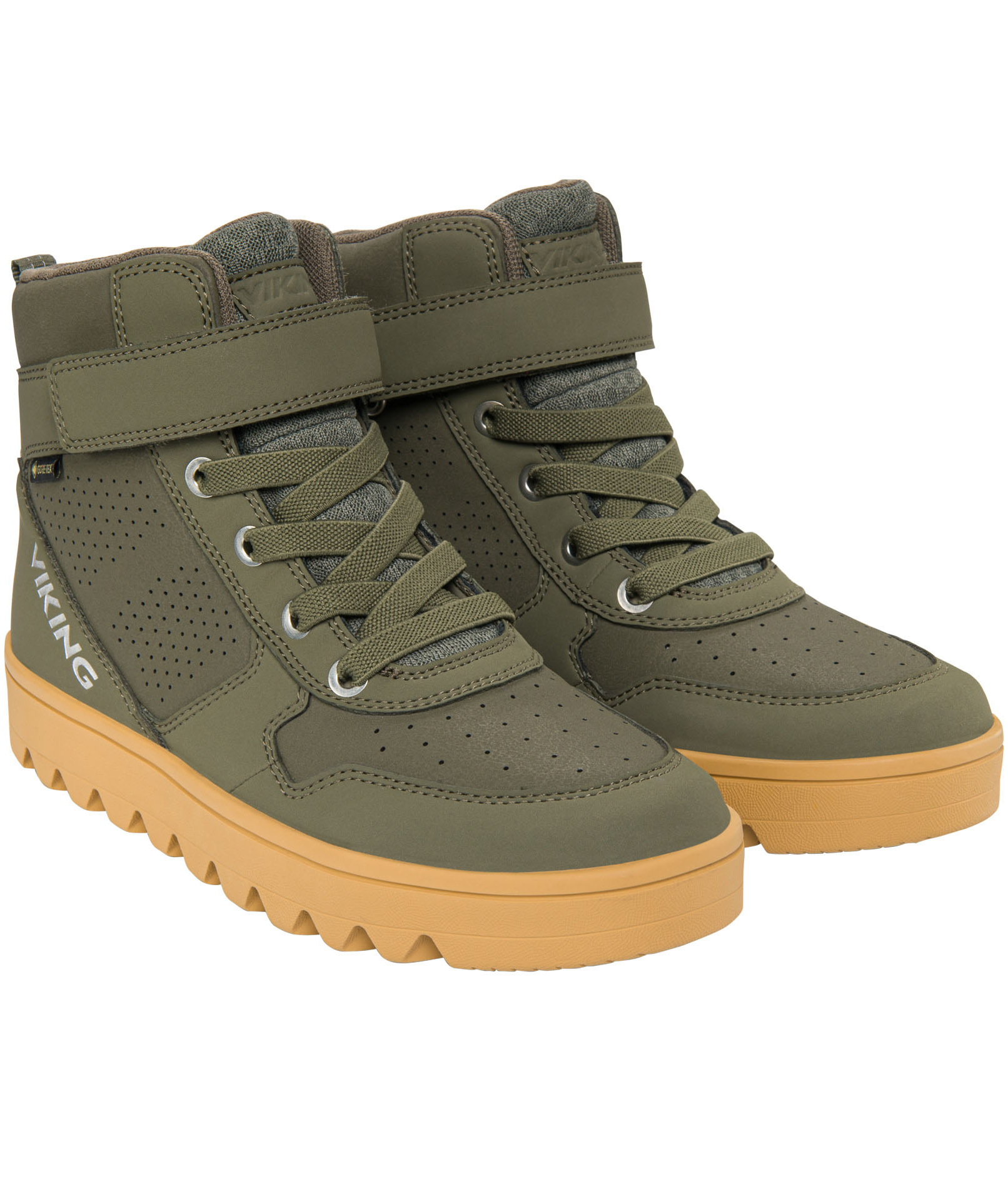 Viking Fleek GTX 1V st&oslash;vle til b&oslash;rn, Olive, large image number 2