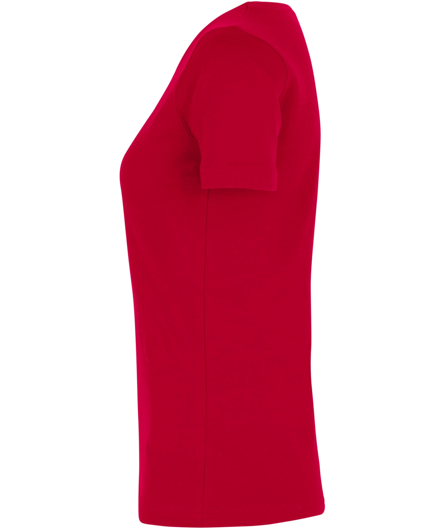 ID Interlock dame T-shirt, R&oslash;d, large image number 2