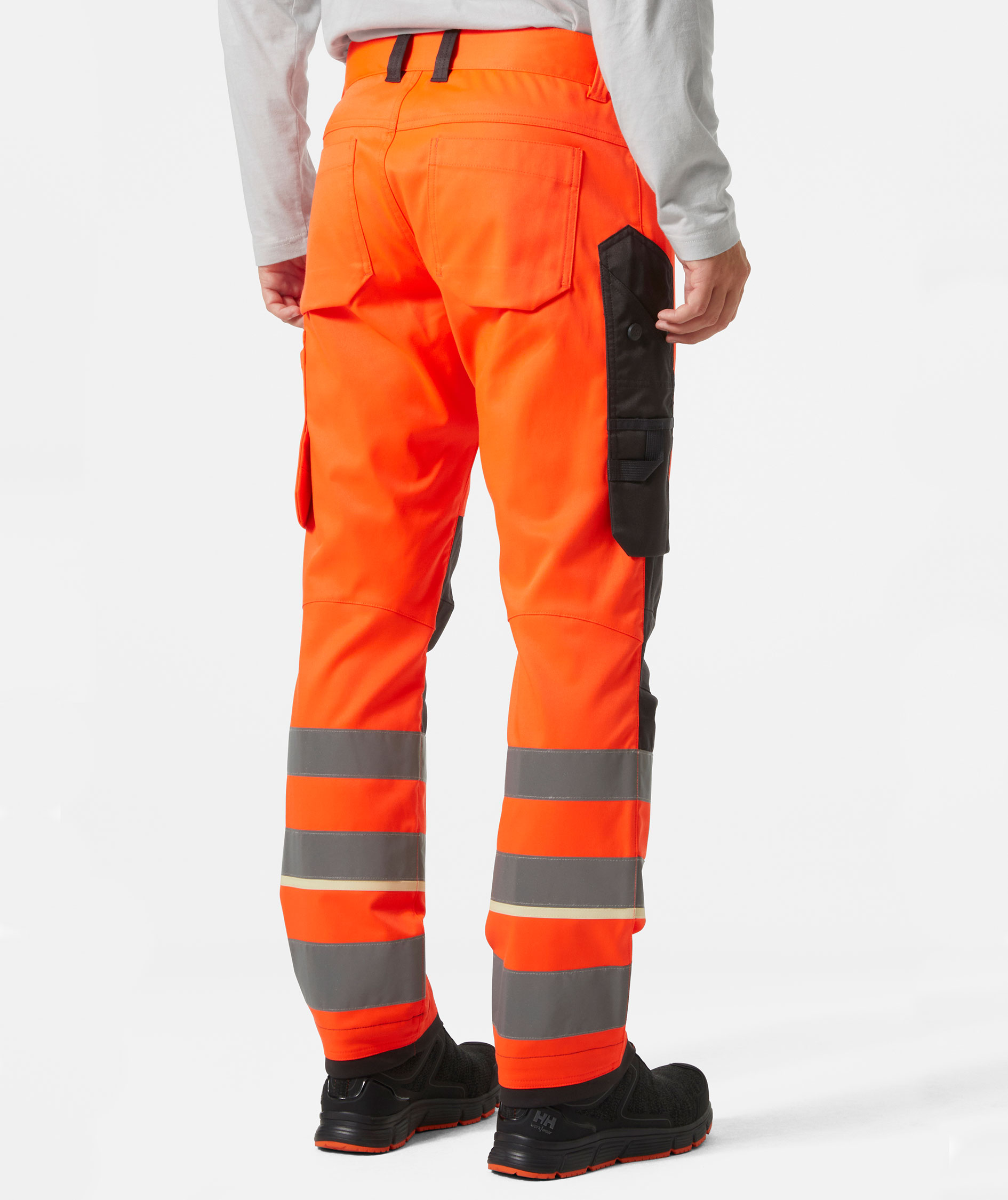 Helly Hansen UC-ME arbetsbyxa, Varsel R&ouml;d/Ebony, large image number 3