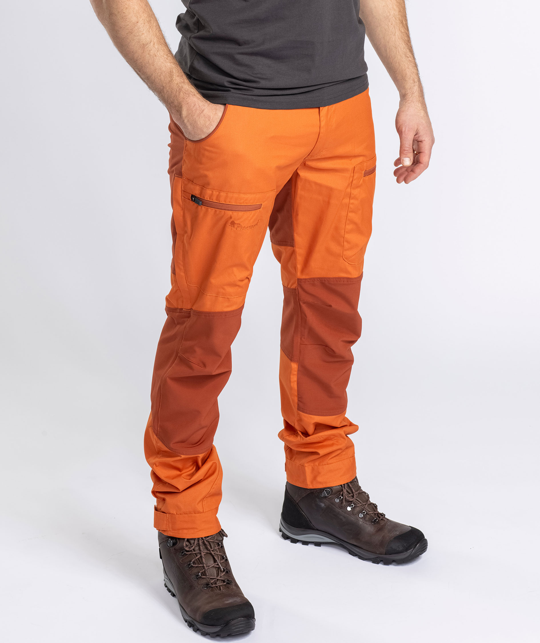 Pinewood Caribou TC bukser, Burned Orange/Terracotta, Burned Orange/Terracotta, large image number 3