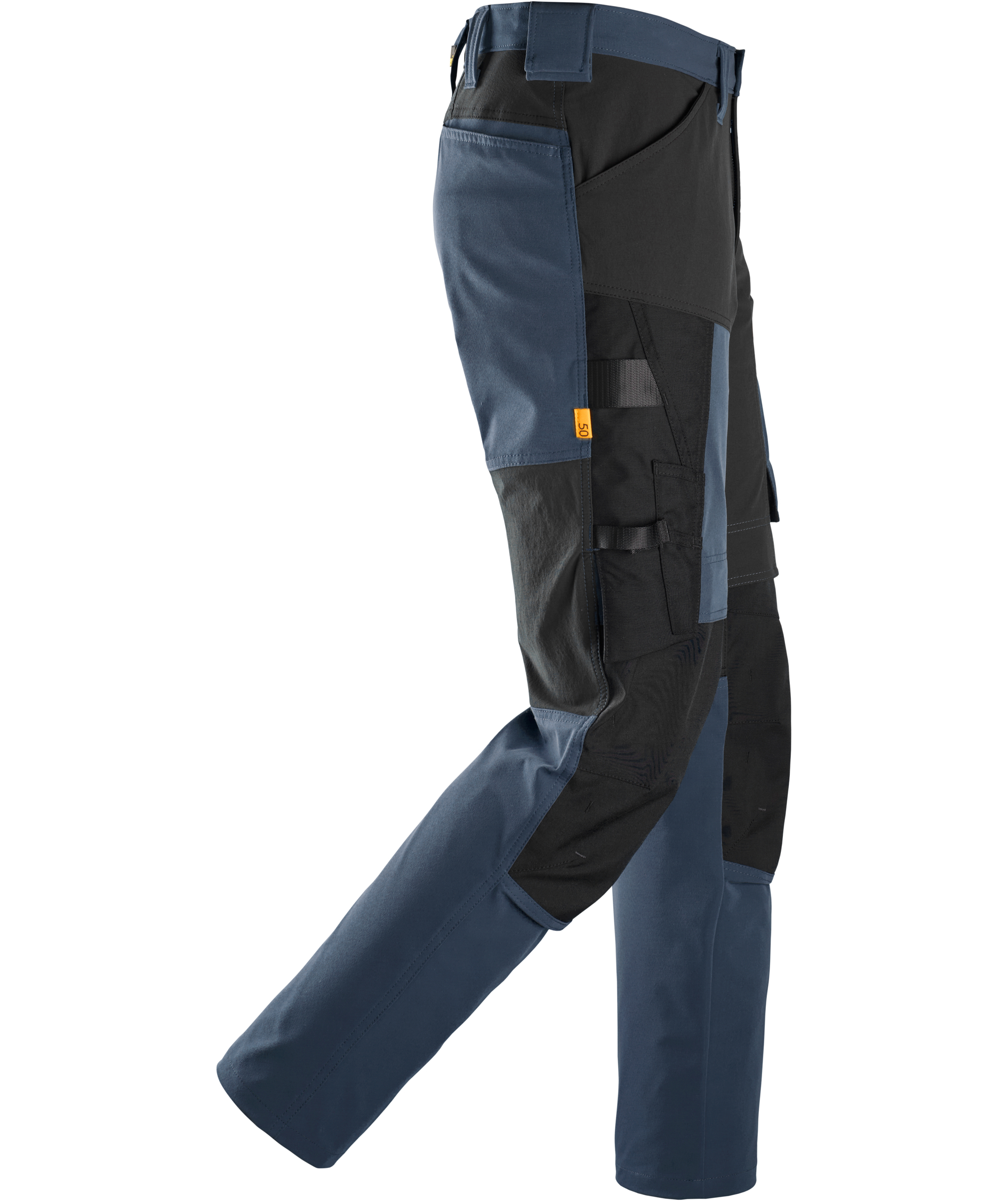 Snickers AllroundWork work trousers 6318 full stretch, Navy/black, Navy/black, large image number 2