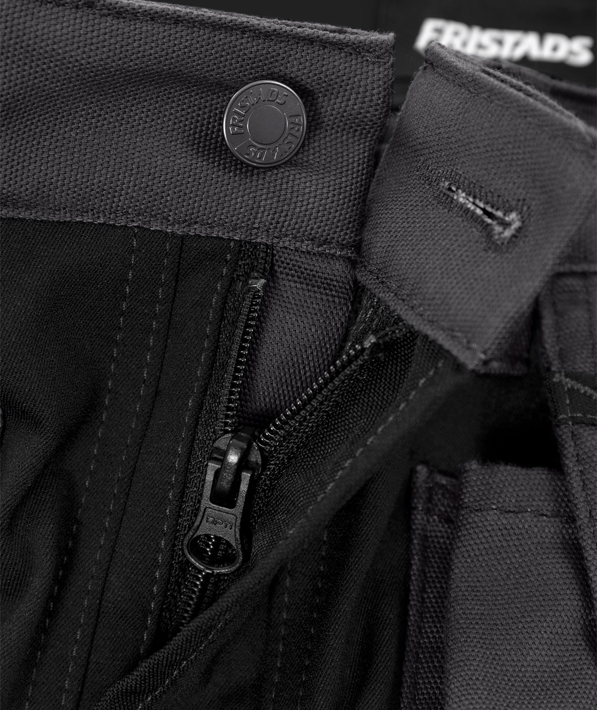 Fristads Green craftsman trousers 2530 GCYD, Grey/Black, large image number 8