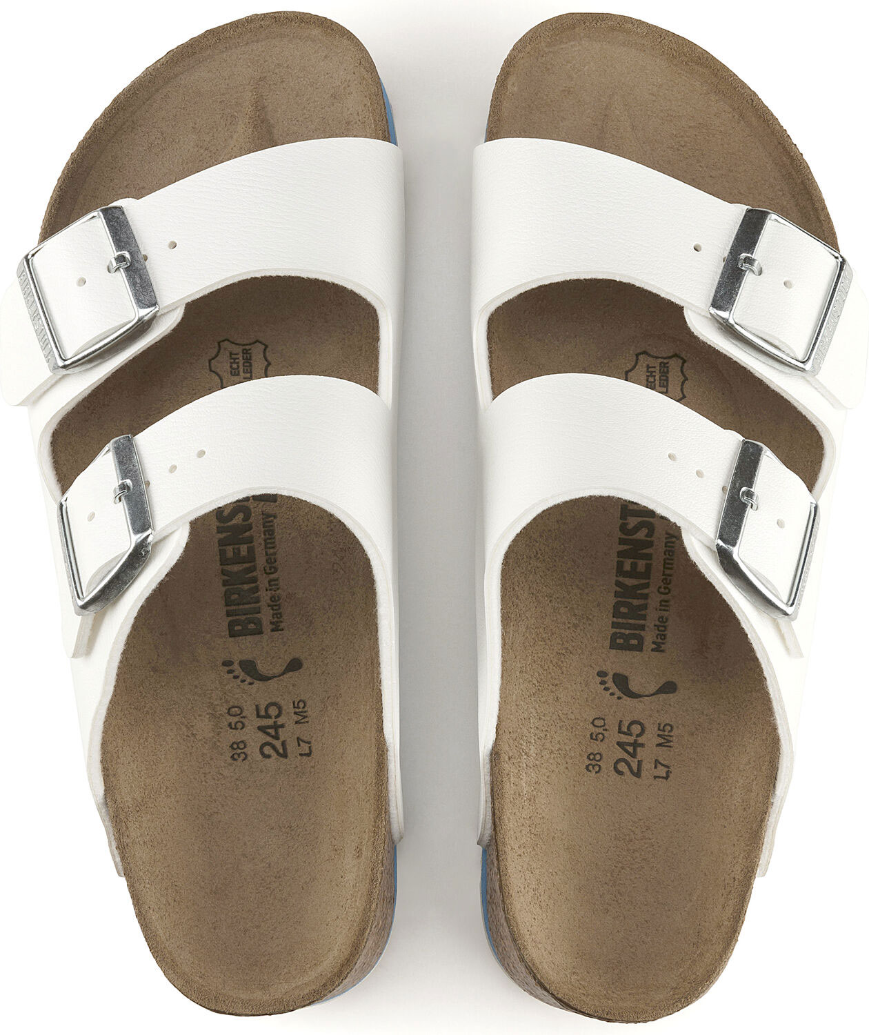 Birkenstock Arizona Regular Fit sandaler, White, large image number 3